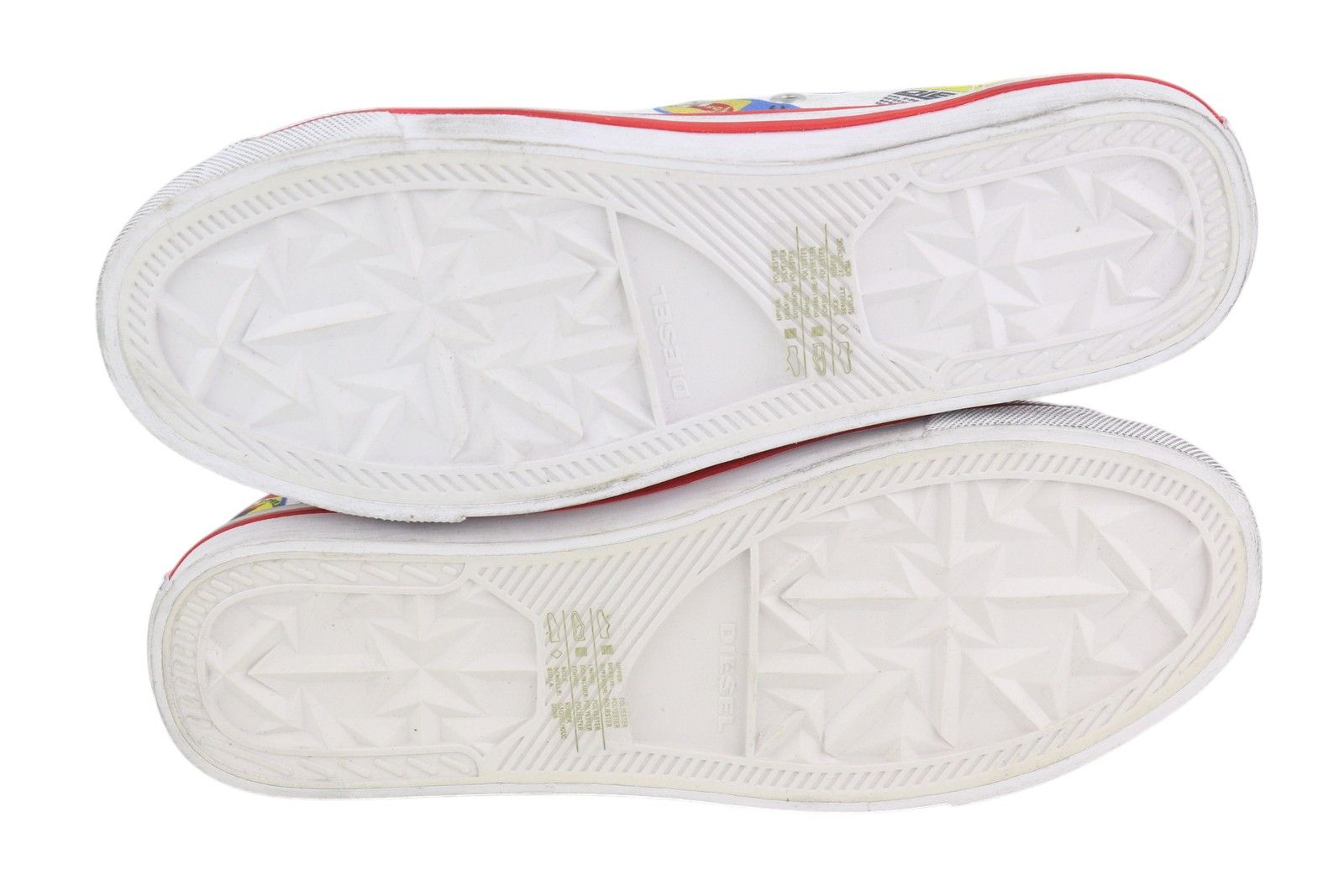 Diesel S-ATHOS LOW EU41 Patterned Low Top Laced Almond Toe 40848 Size US 8.5 / EU 41-42 - 9 Thumbnail