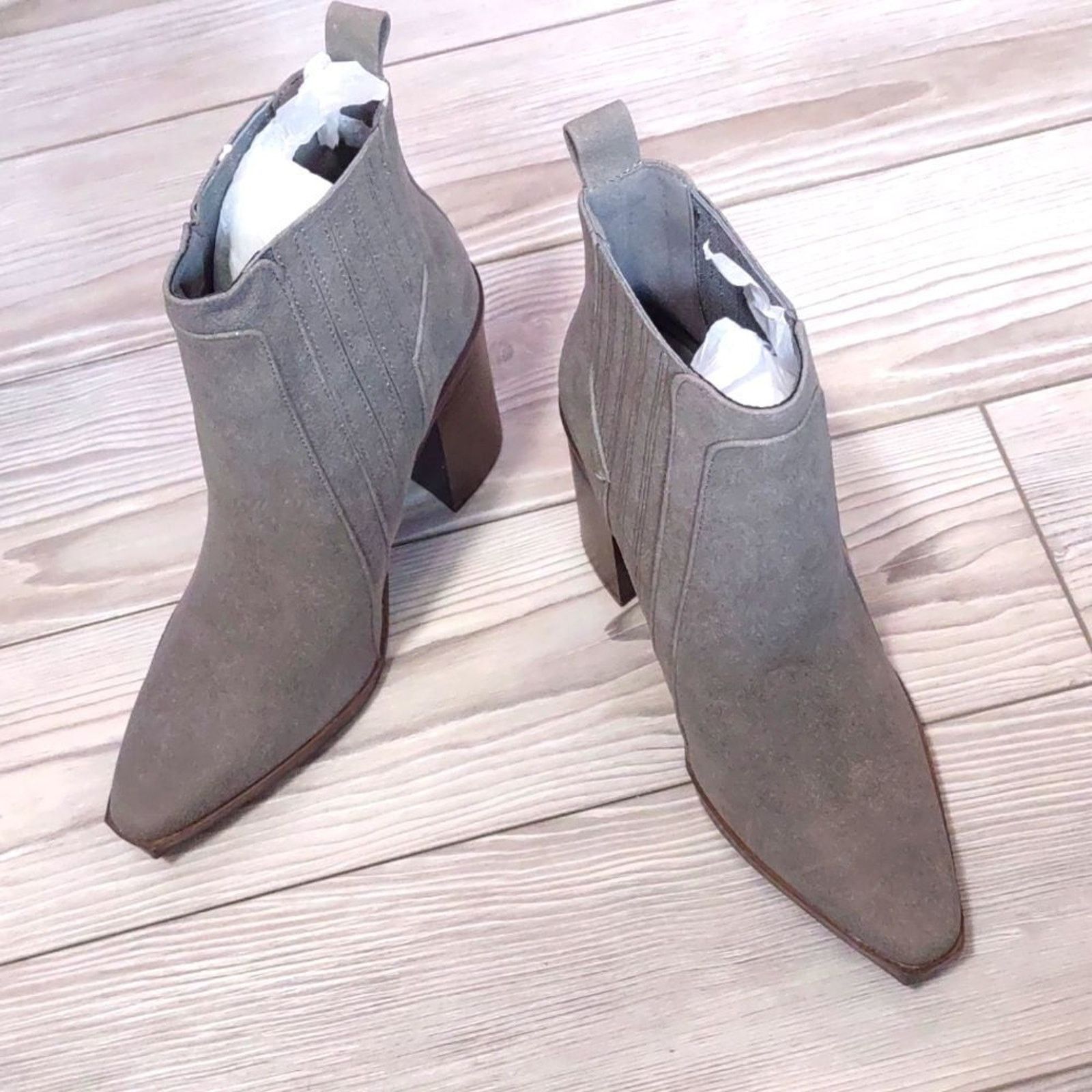 Other (A-3503) Juliet Holy Womens Block Heel Ankle Boots Sz 8.5 Size US 8.5 / IT 38.5 - 8 Thumbnail