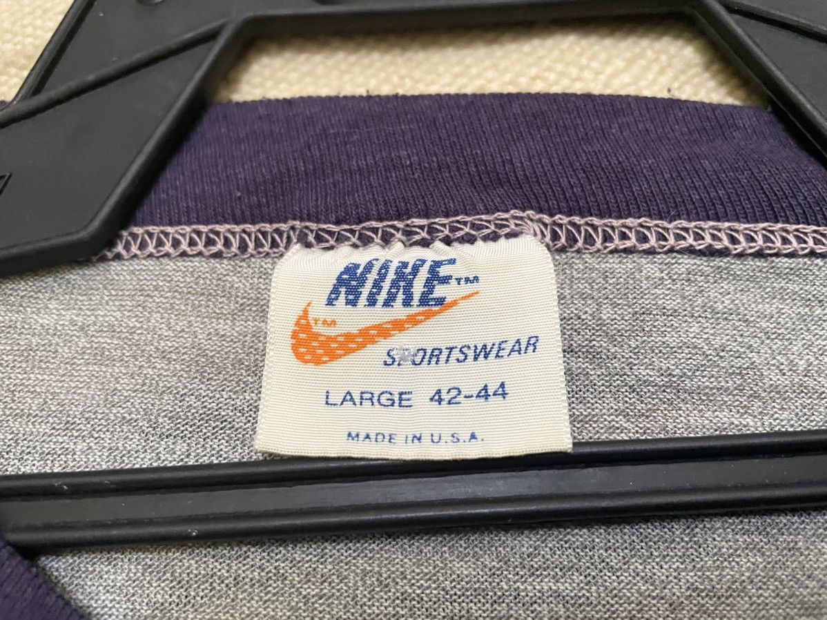 Nike × Vintage Vintage 70s Nike three Quarter Shirt Size US M / EU 48-50 / 2 - 4 Thumbnail
