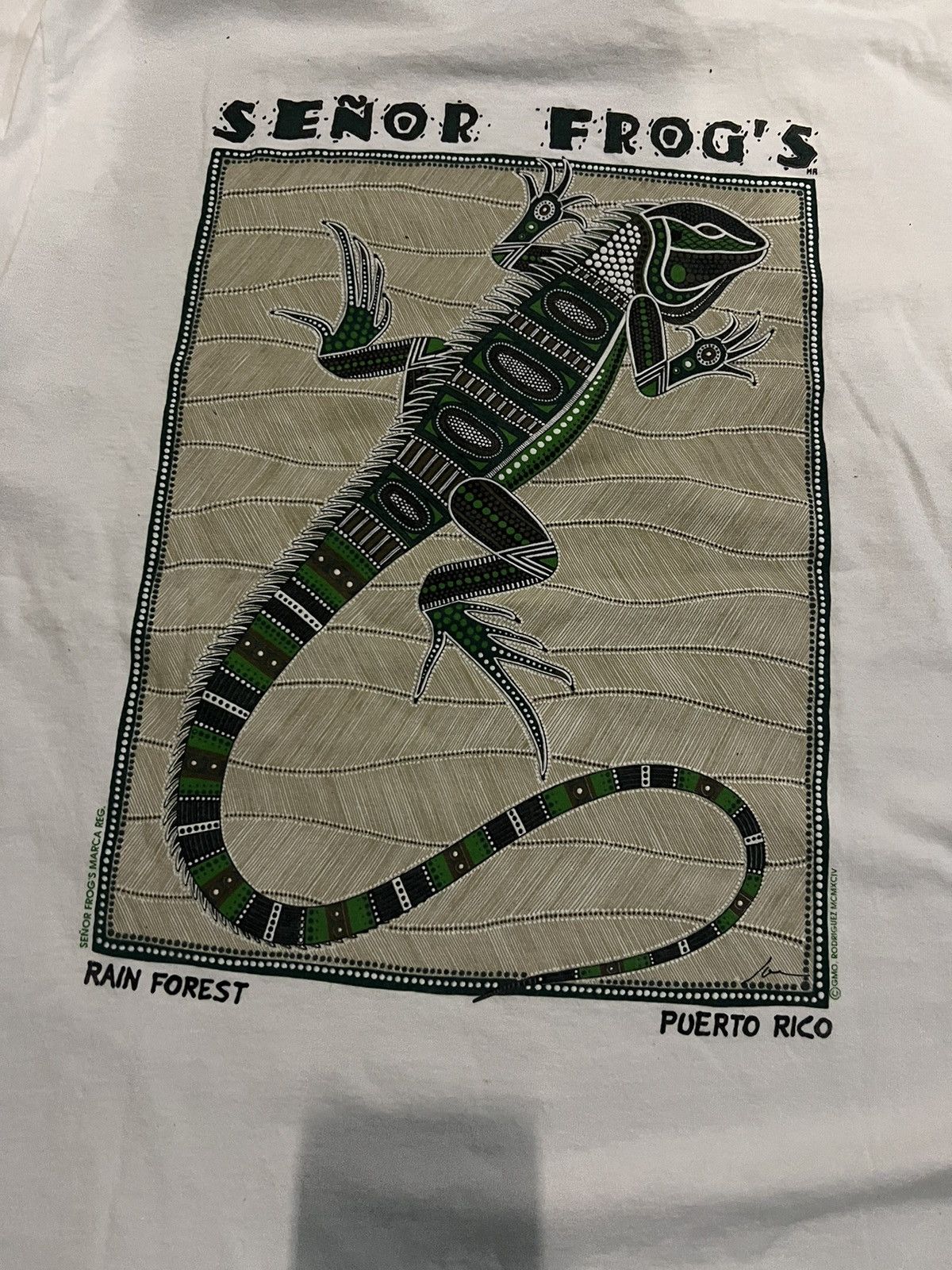 Vintage Vintage 1994 Senor Frog’s T-Shirt Single Stitch Size US L / EU 52-54 / 3 - 4 Thumbnail