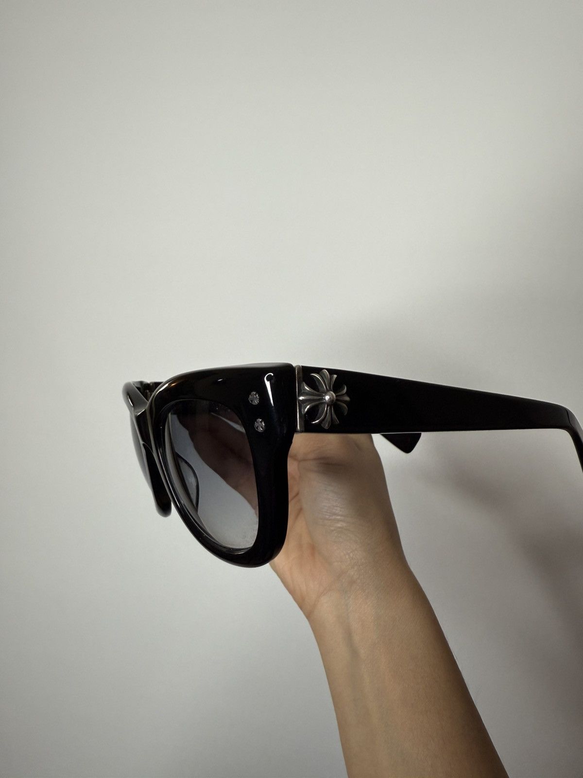 Chrome Hearts CHROME HEARTS TEAR DROP JONNY II SUNGLASSES Size ONE SIZE - 4 Thumbnail