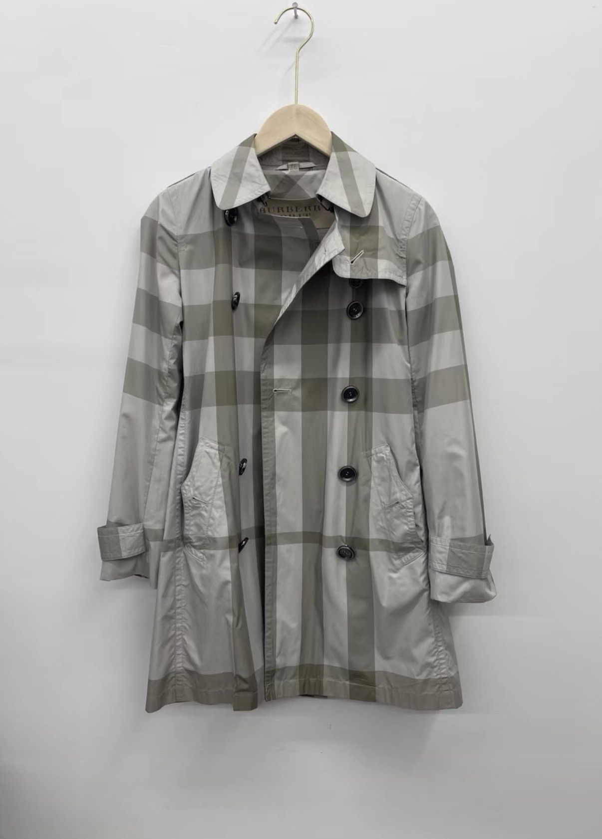 Burberry Burberry Check Trench Coat Women's K12 Size US XL / EU 56 / 4 - 1 Thumbnail