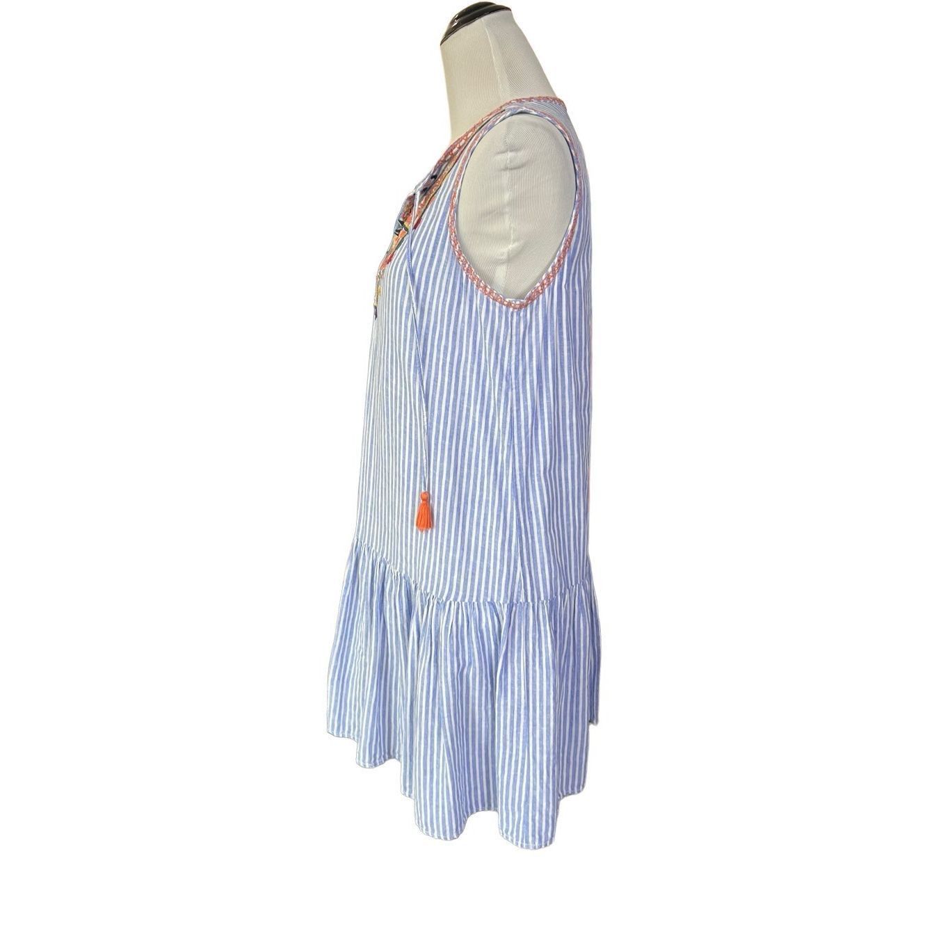 Other BeachLunchLounge mini embroidered striped dress size M Size M / US 6-8 / IT 42-44 - 3 Thumbnail