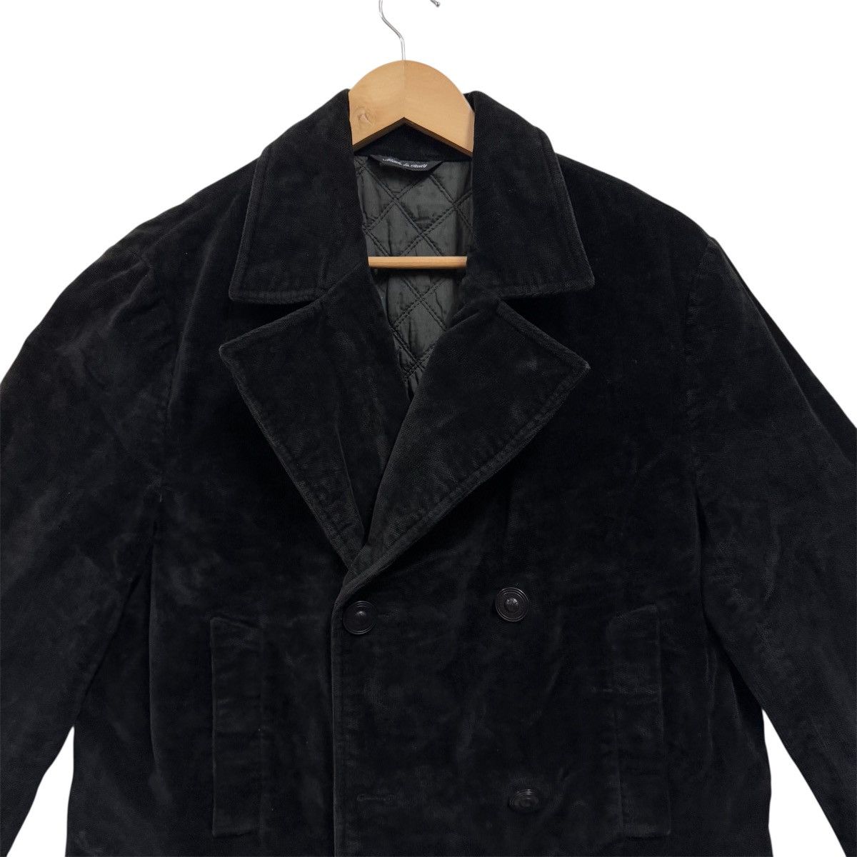 Versace Vintage Gianni Versace VERSUS Velvet Coat Jacket Size US L / EU 52-54 / 3 - 3 Thumbnail