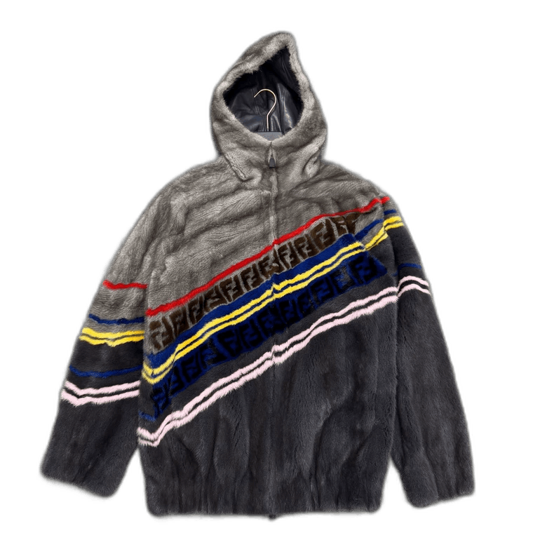 Fendi Fendi Mink Fur Jacket with Hood Size US L / EU 52-54 / 3 - 1 Thumbnail