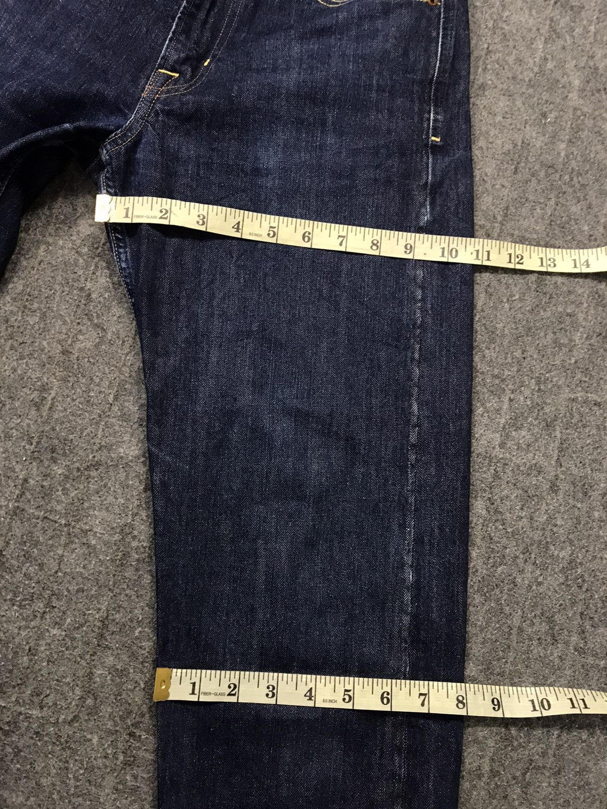 Japanese Brand Selvedge Denim Earth Music Ecology Size S Unisex Slim Size US 27 - 17 Thumbnail