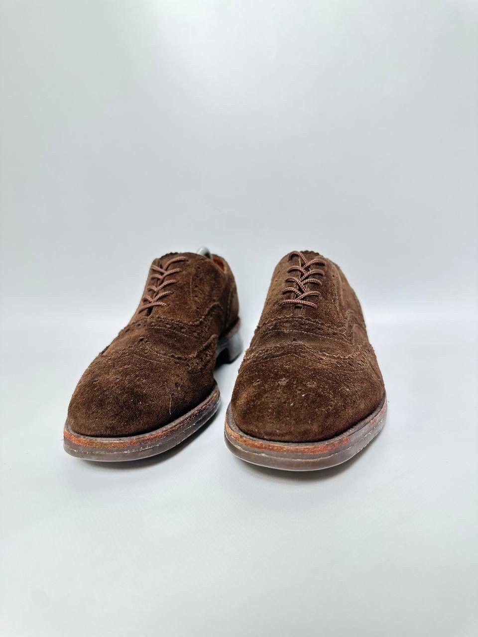 Sanders Vintage England Sanders Oxford Suede Shoes Oldmodey Size US 9 / EU 42 - 2 Thumbnail