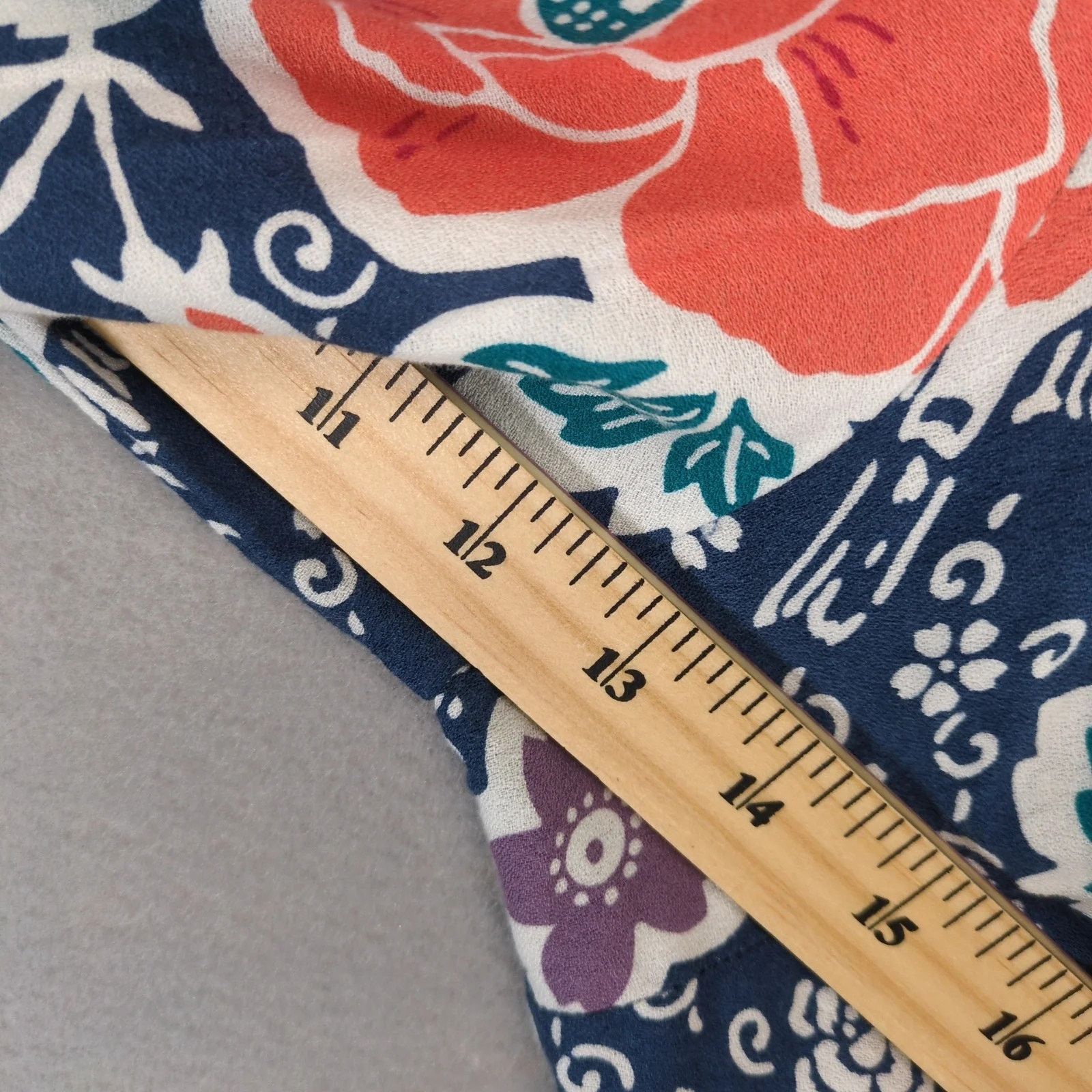 Old Navy NWT Old Navy Floral Bird Print Shift Dress Puff 3/4 Sleeve Size L / US 10 / IT 46 - 6 Thumbnail