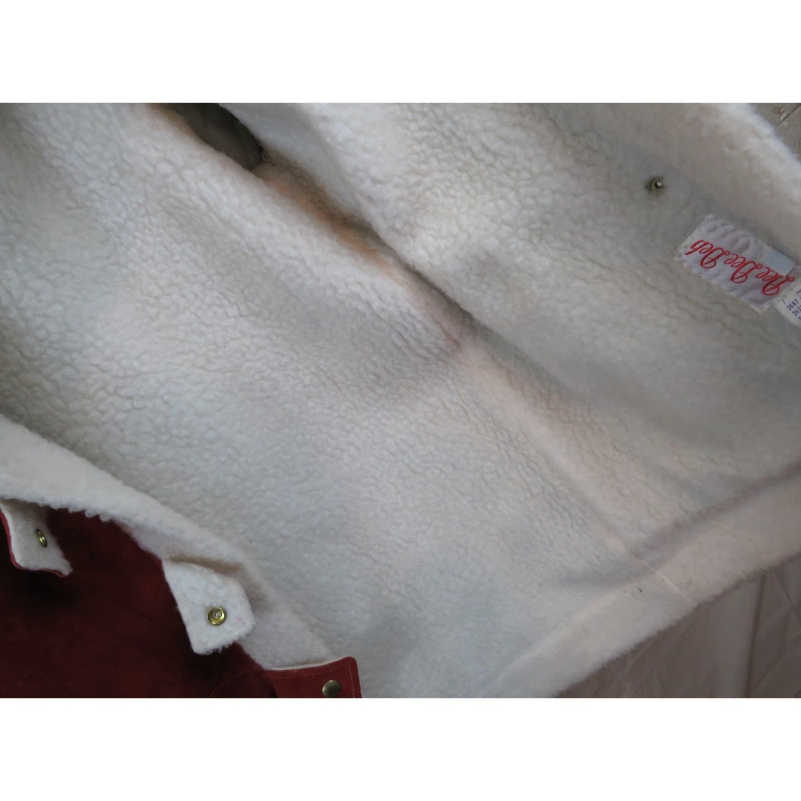 Vintage VINTAGE Dee Dee Deb Coat 1960s Red Sherpa Lined Union Made USA Women’s Size Medium S/M Womens Mod/GoGo Comfort Warm Coat Size S / US 4 / IT 40 - 6 Thumbnail
