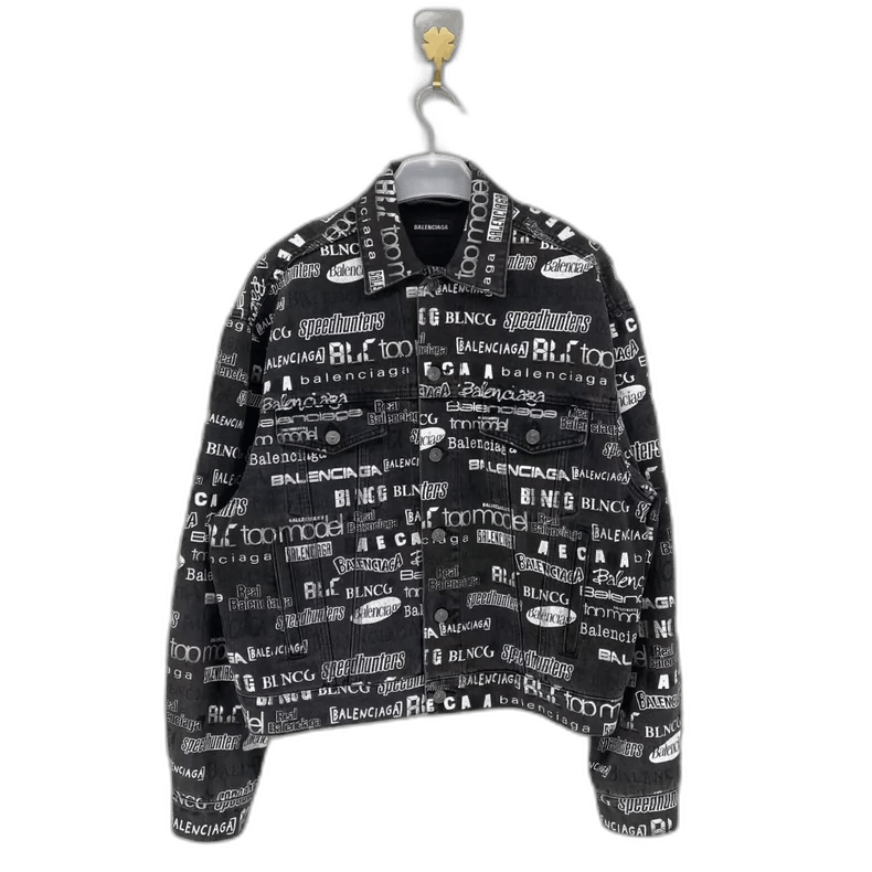 Balenciaga Balenciaga TV Print Denim Jacket - dmc Size M / US 6-8 / IT 42-44 - 1 Thumbnail