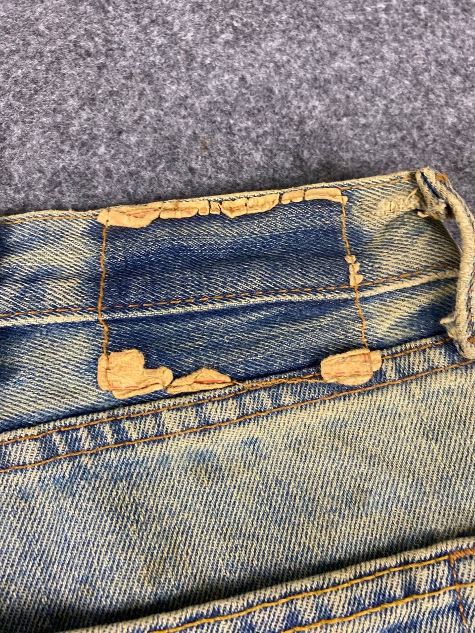 Levi's levis 505 regular fit stained denim Size US 43 - 5 Thumbnail