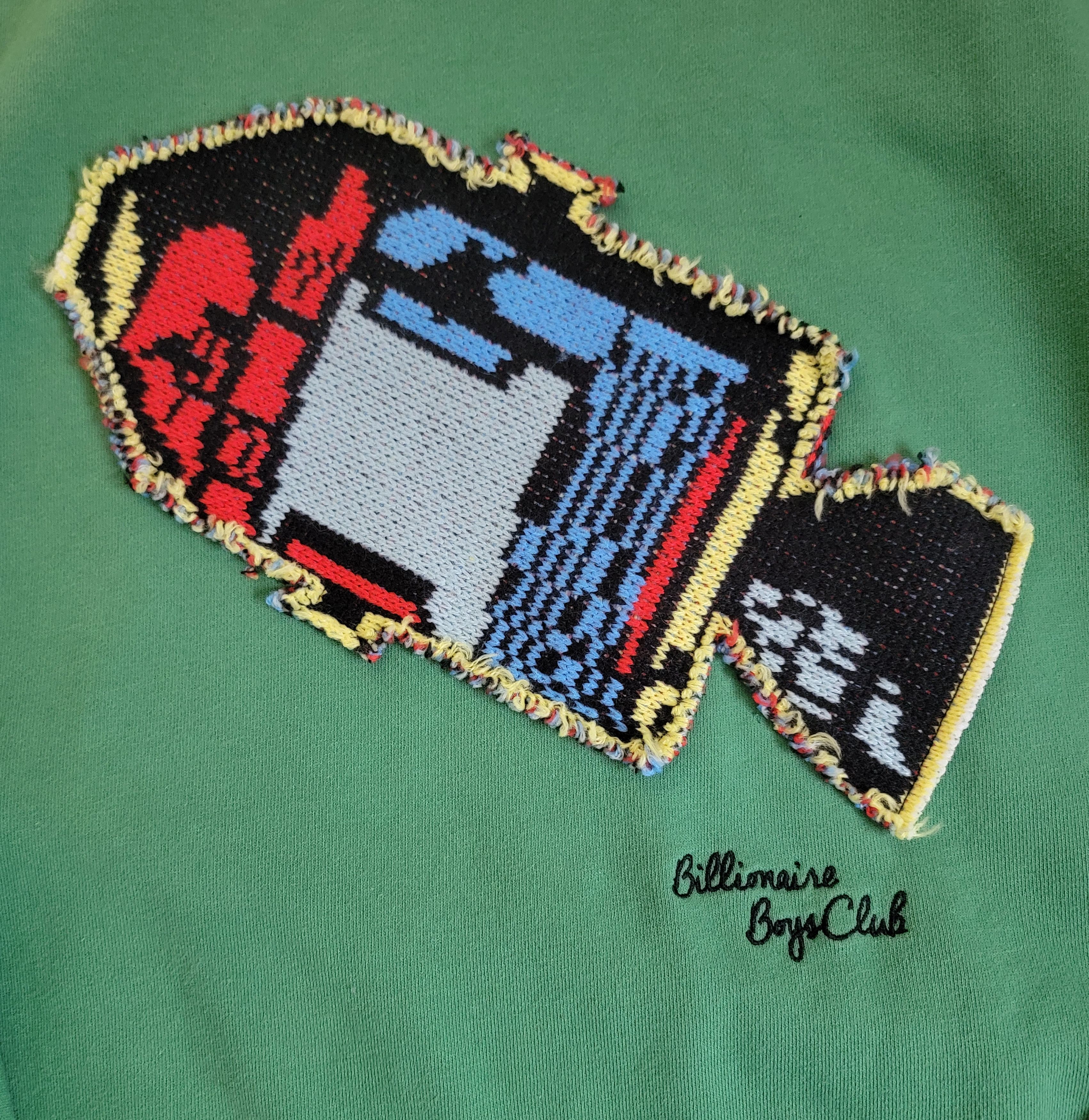 Art Comes First Space Flight Knitted Patchwork Sweatshirt Size US XL / EU 56 / 4 - 5 Thumbnail