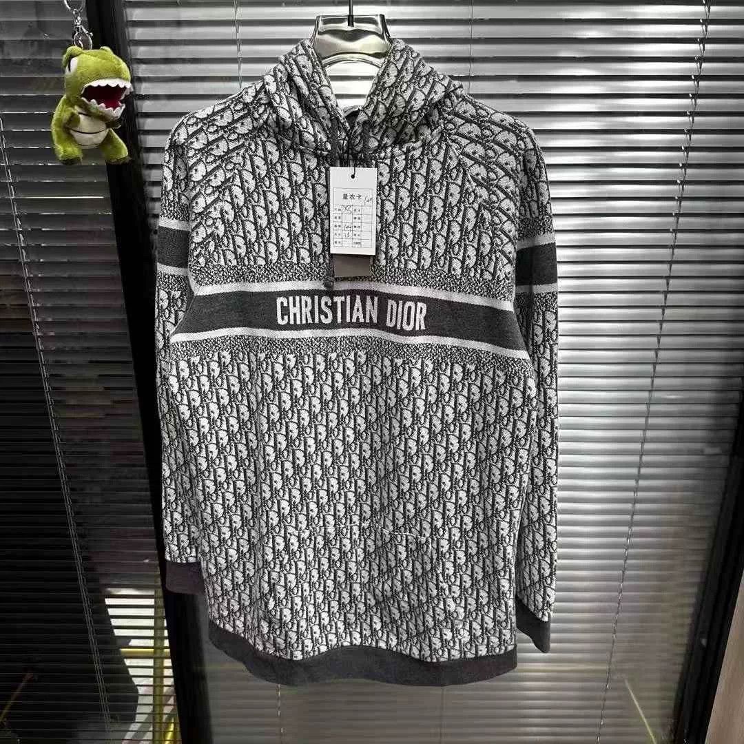 Dior Dior Slogan Print Cashmere Hoodie Size XS / US 0-2 / IT 36-38 - 1 Thumbnail