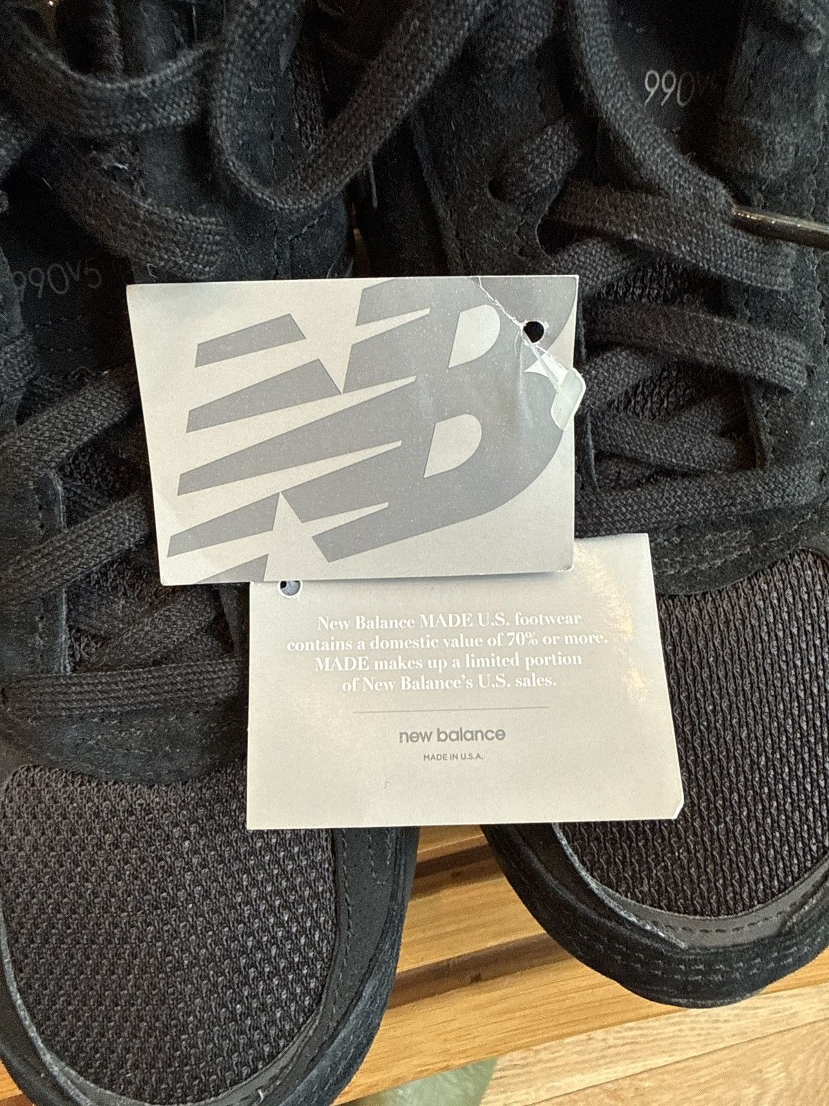 New Balance New Balance 990 v5 Made in America Black 11 Size US 11 / EU 44 - 7 Thumbnail