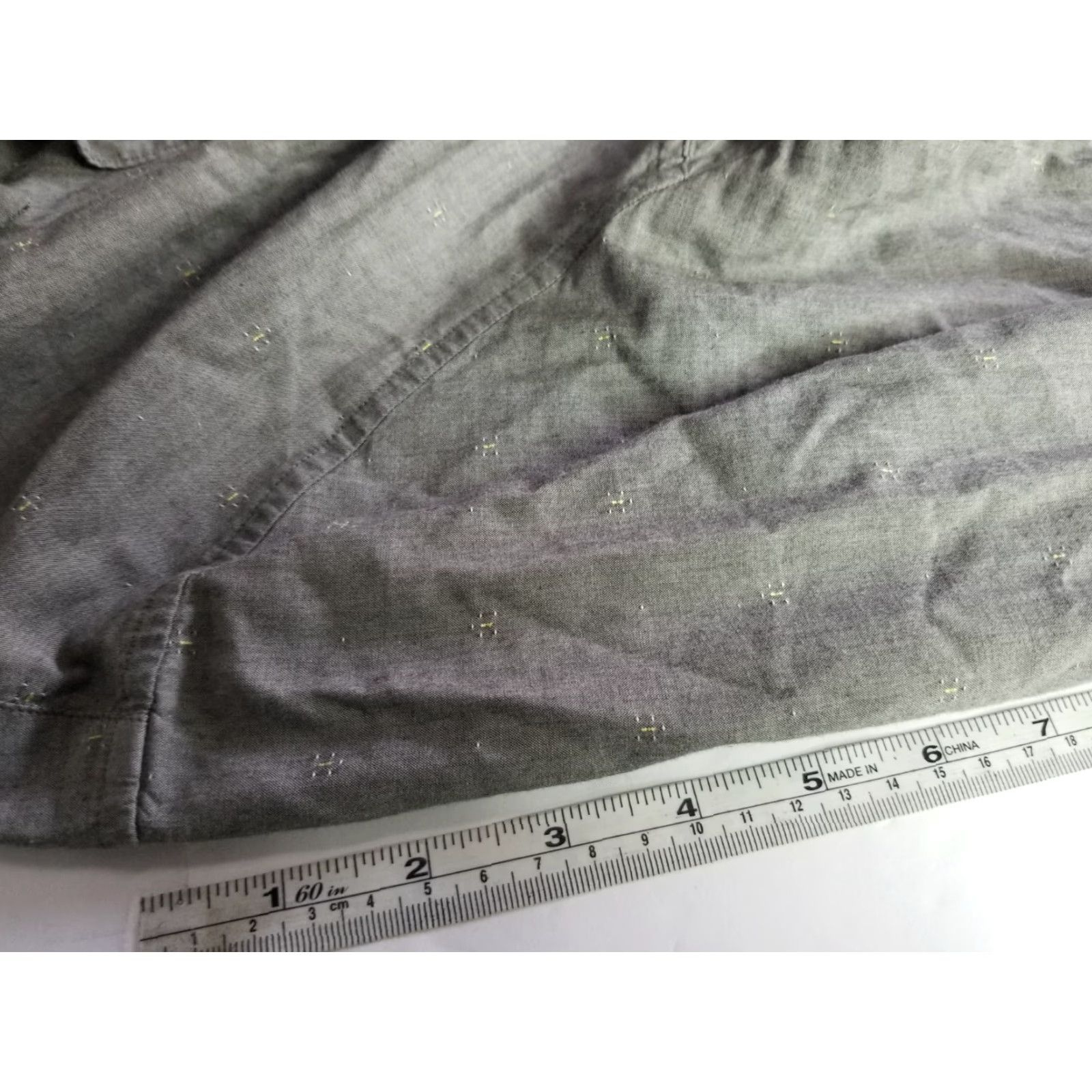 John Varvatos John Varvatos Shirt Mens Large Button-Up Gray Dress Casual Long Sleeve Old? Size US L / EU 52-54 / 3 - 7 Thumbnail