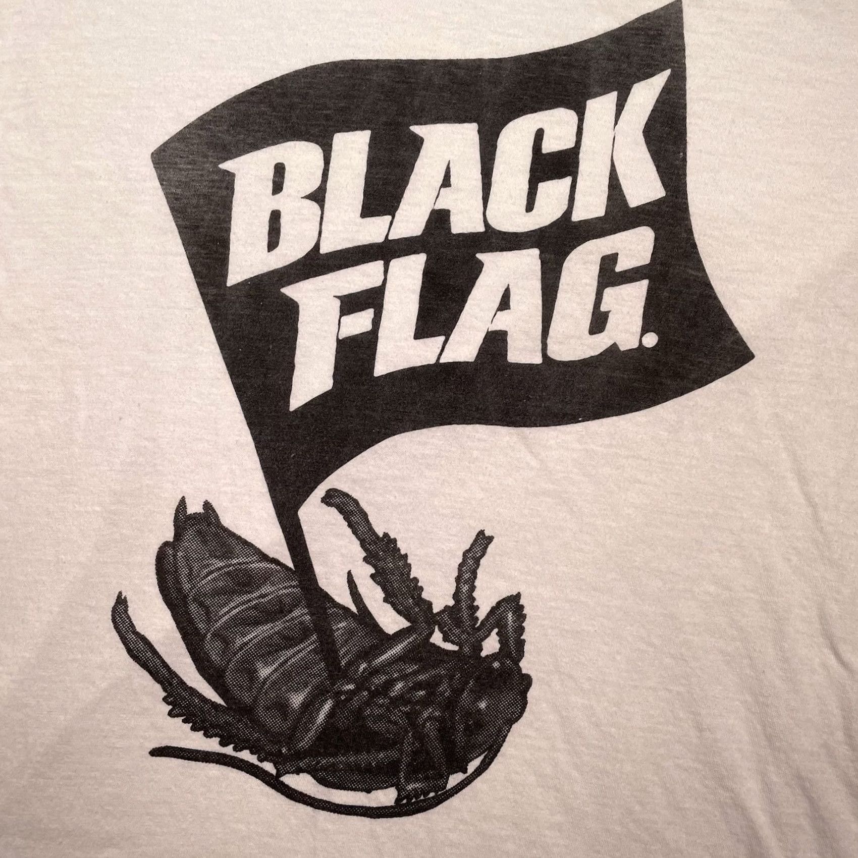 Vintage VINTAGE Black Flag Shirt Men’s L White Cockroach Insect Repellent Insecticide Insect Size US L / EU 52-54 / 3 - 2 Thumbnail