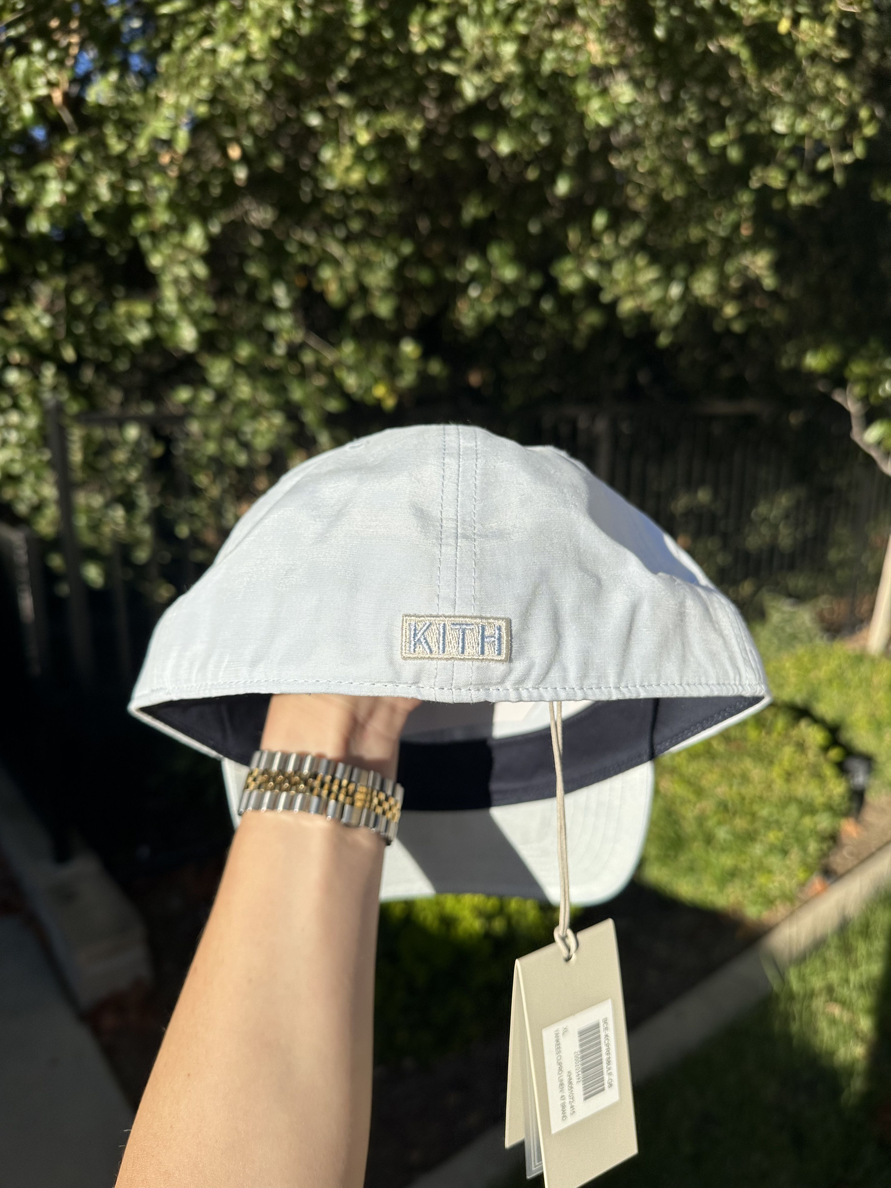 Kith × New York Yankees Kith & '47 NY Yankees Cupro Linen Franchise LS Cap - XL Size ONE SIZE - 3 Thumbnail
