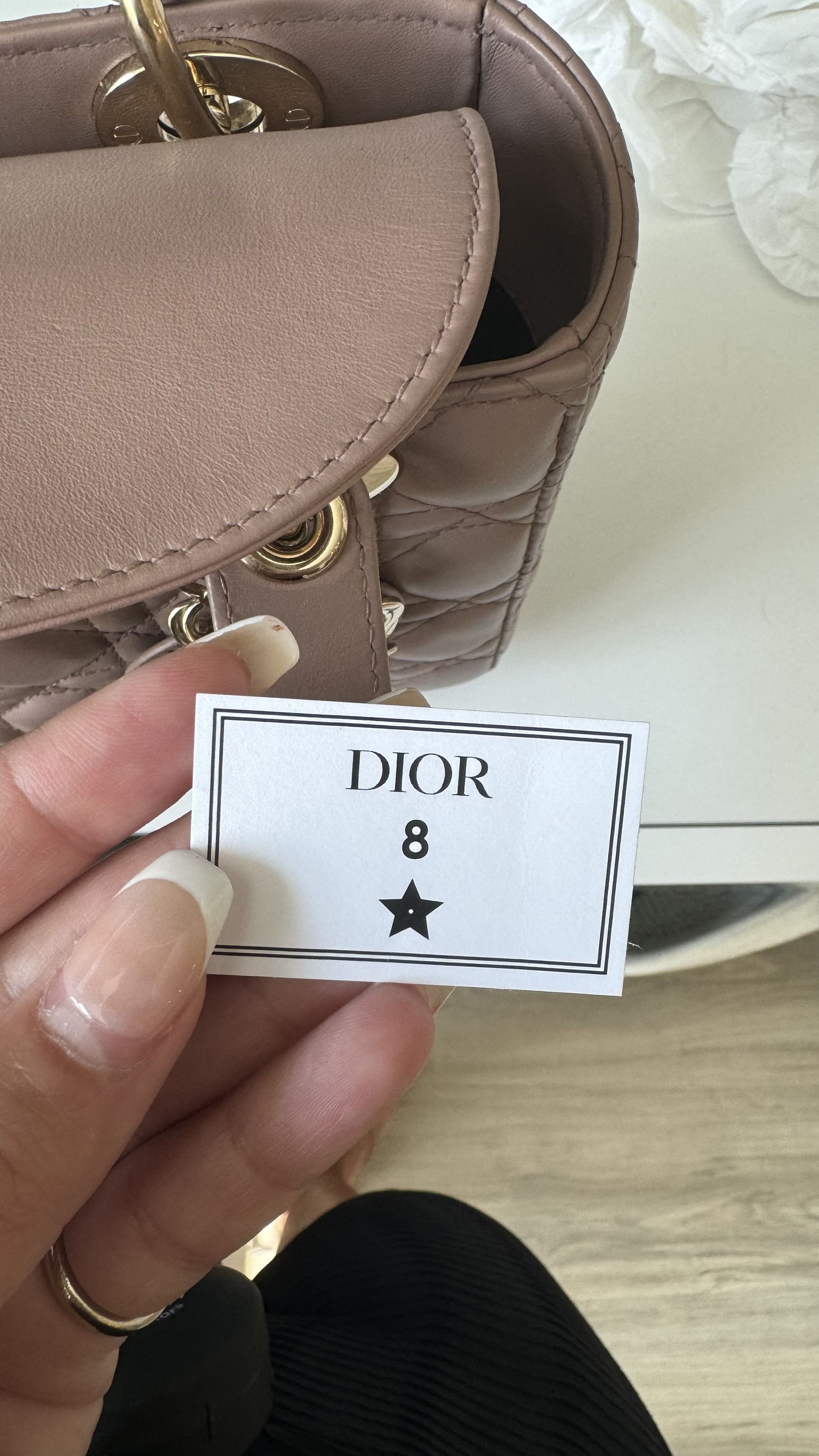 Dior DIOR Small Lady Dior My ABCDior Bag - Cannage Lambskin Size ONE SIZE - 17 Thumbnail