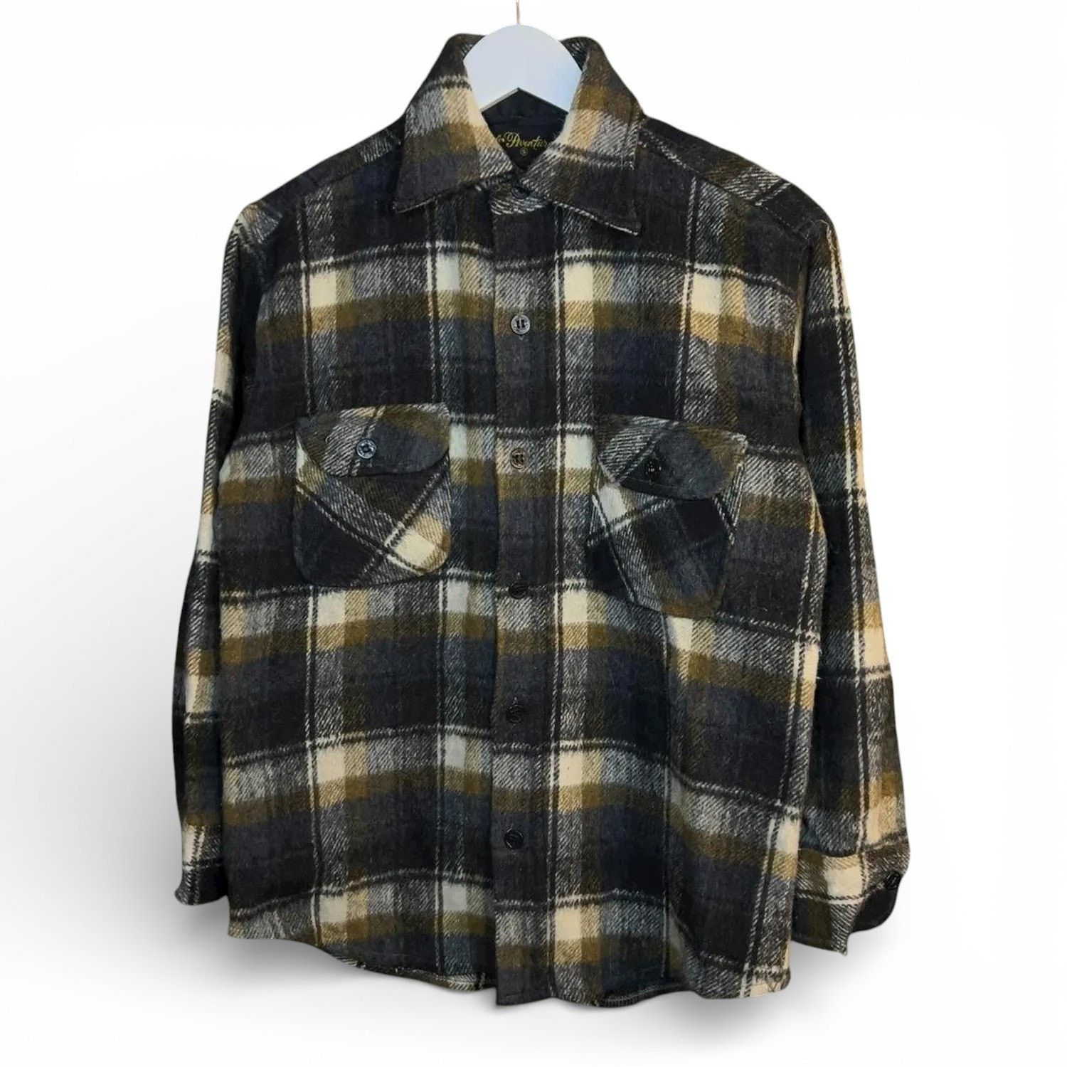 Vintage Vintage 50s CPO For Aventura Wool Plaid Flannel Shirt Size US S / EU 44-46 / 1 - 1 Thumbnail