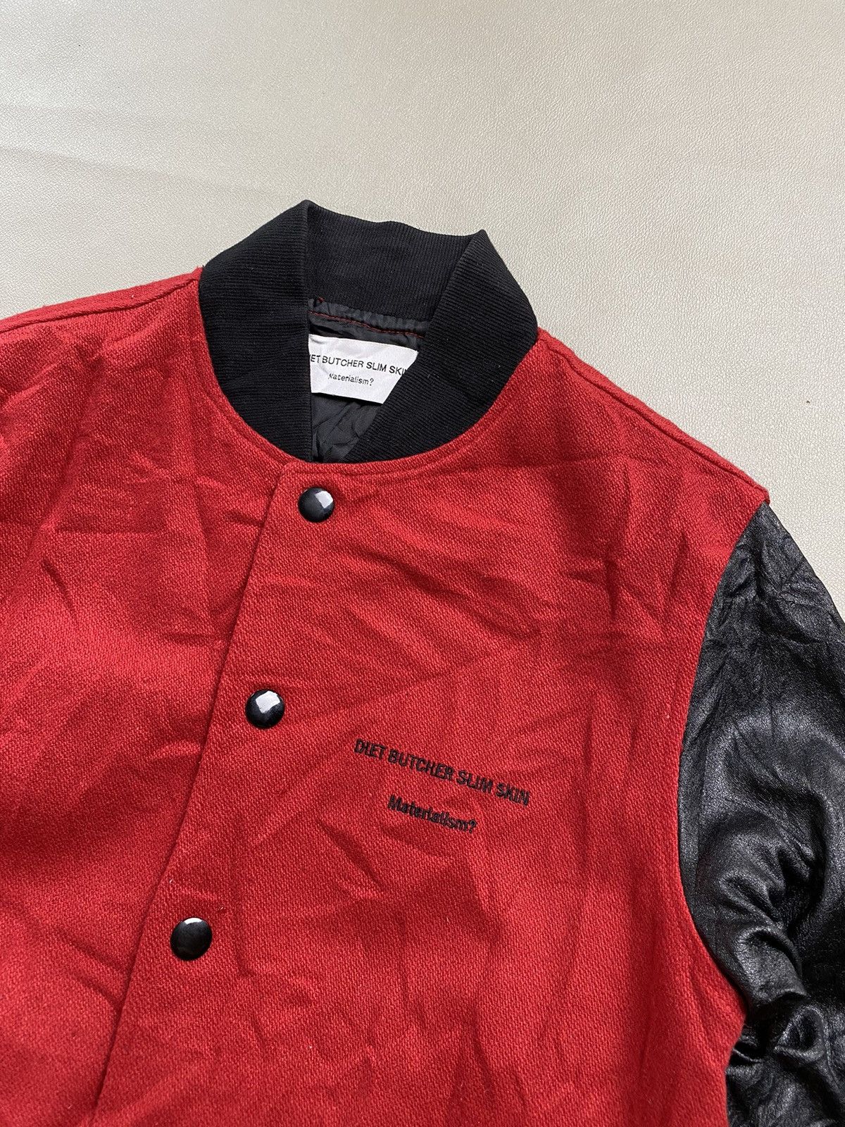 Diet Butcher Slim Skin DBSS Snap Button Varsity Jacket Size US M / EU 48-50 / 2 - 3 Thumbnail