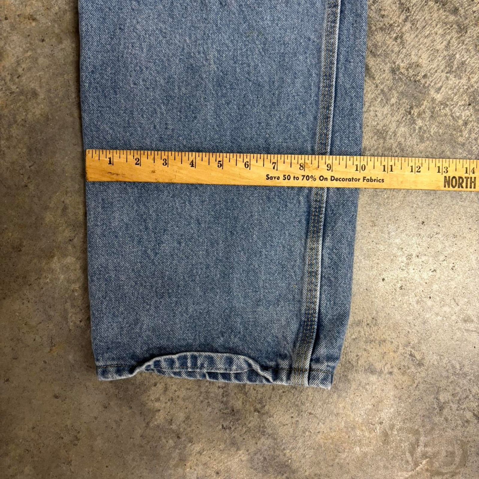 Wrangler Vintage Baggy Light Wash Carpenter Jeans Size US 40 / EU 56 - 8 Thumbnail