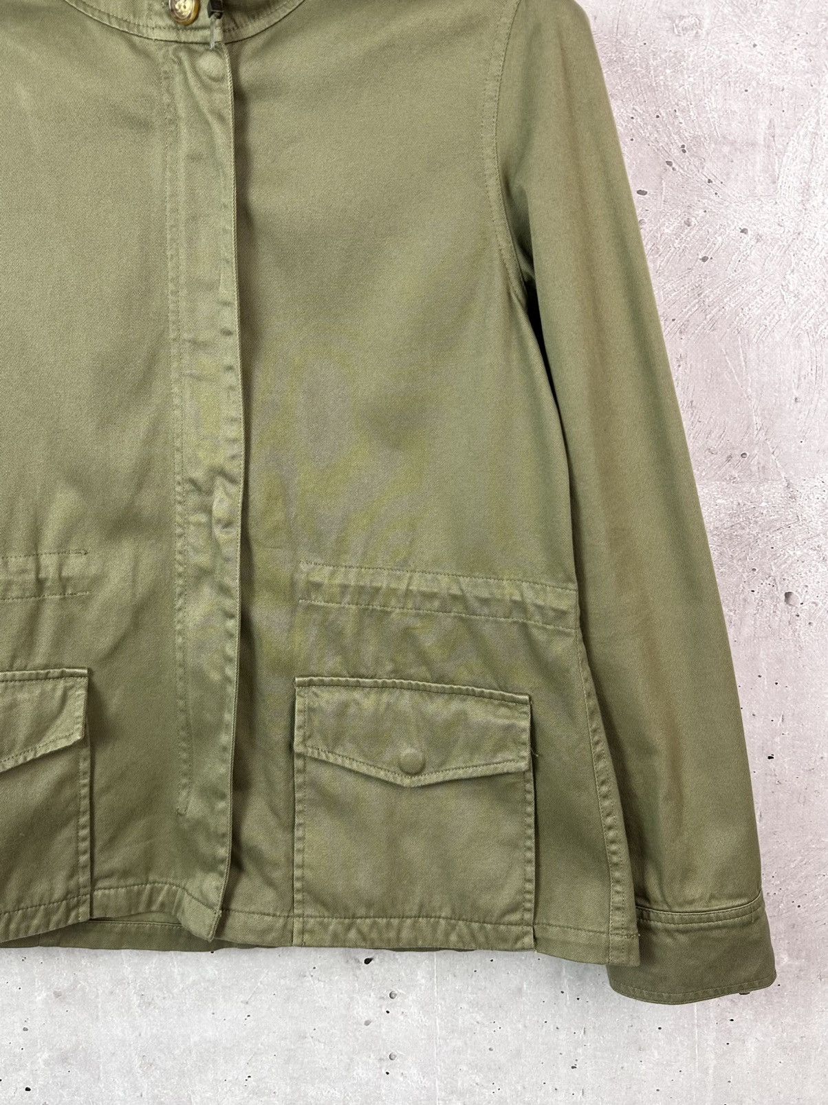 Orvis Vintage Orvis Khaki Cotton Patch Pocket Light Hooded Jacket Size US M / EU 48-50 / 2 - 4 Thumbnail