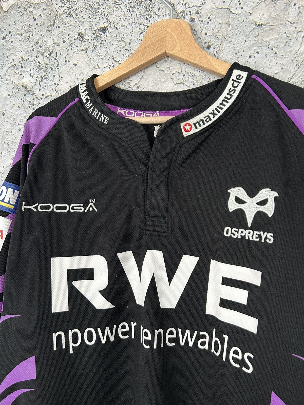 Vintage Vintage Ospreys Rugby League Jersey Sportswear Retro Hype Size US XL / EU 56 / 4 - 3 Thumbnail
