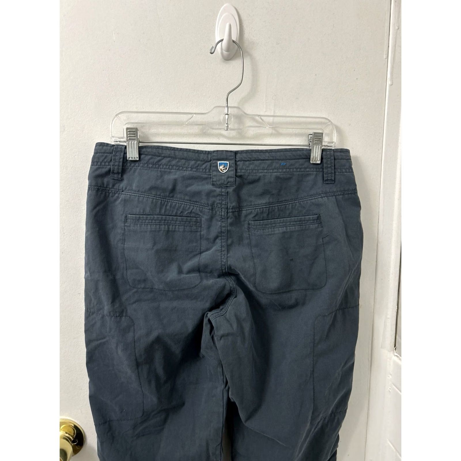 Vintage Kuhl Legendary Pants Womens Size 8 Blue Cargo Hiking Outdoor Trousers Straight Leg Casual Travel Size 30" / US 8 / IT 44 - 7 Thumbnail