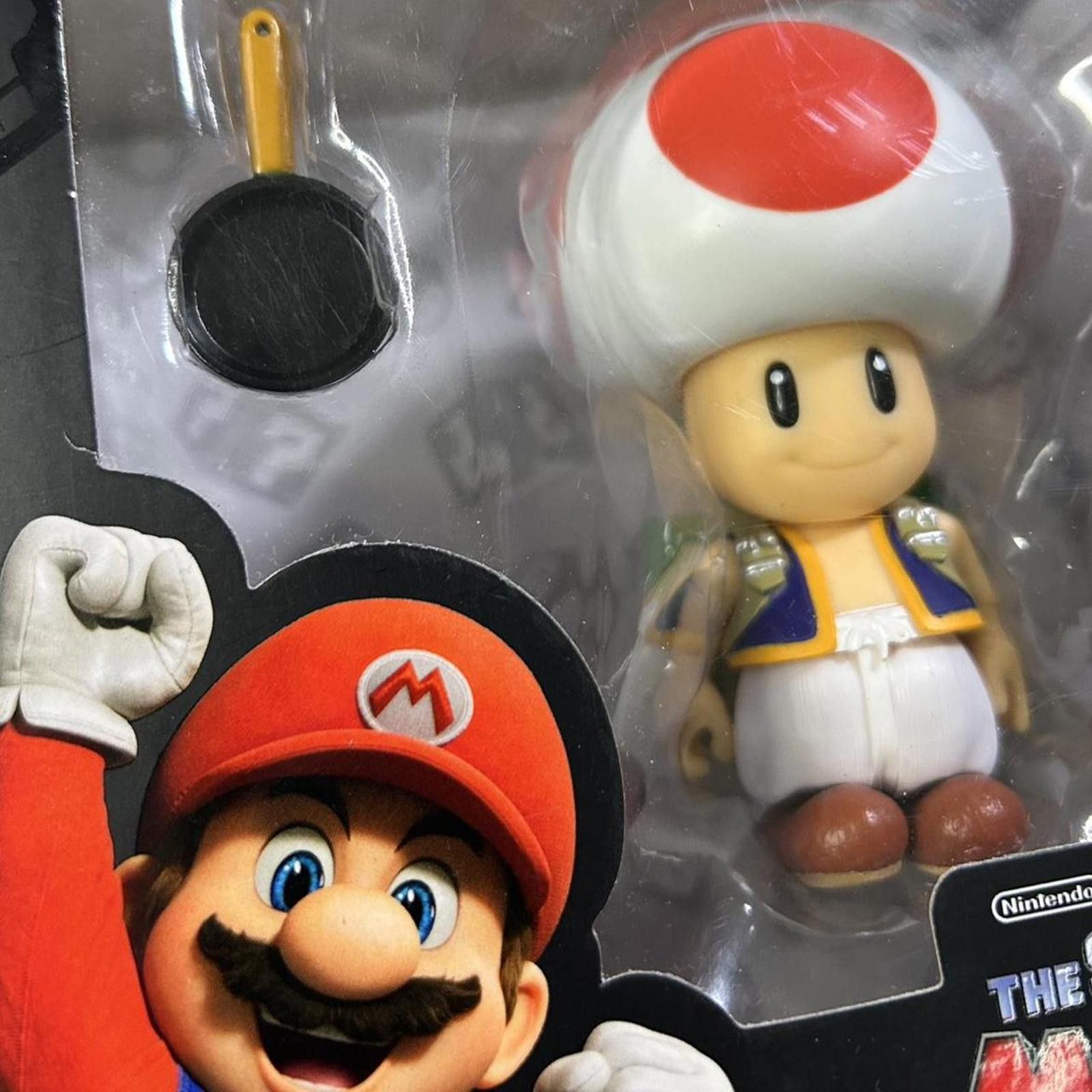 Nintendo The Super Mario Bros. Movie Toad 4” Figure Size ONE SIZE - 2 Thumbnail