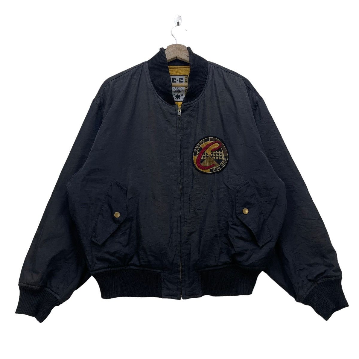 Japanese Brand Vintage Japanese Brand Cross For Men Quilted Bomber Jacket Size US M / EU 48-50 / 2 - 2 Thumbnail