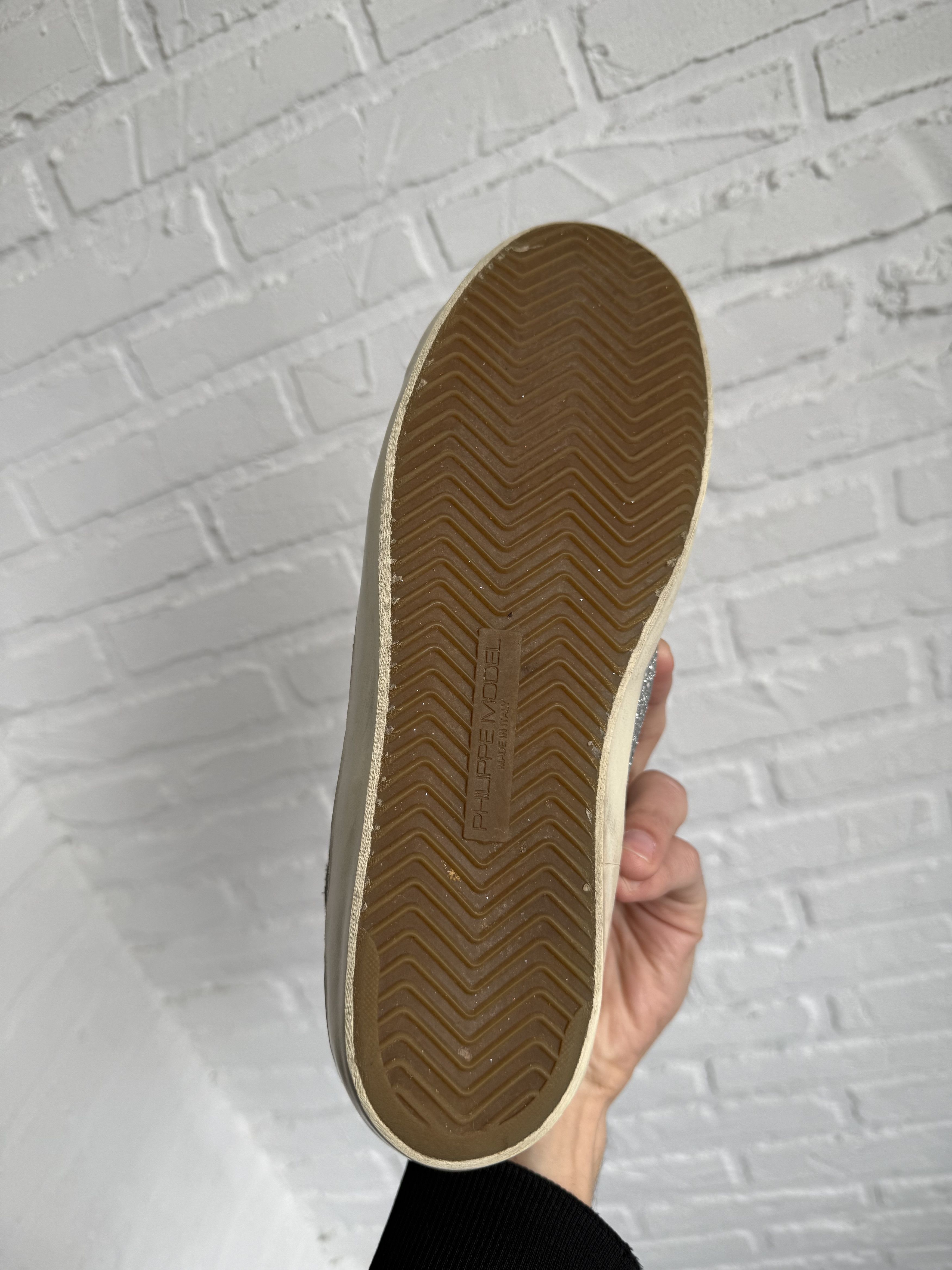 Philippe Model Philippe Model Paris suede leather glitter sneakers Size US 10 / IT 40 - 9 Thumbnail