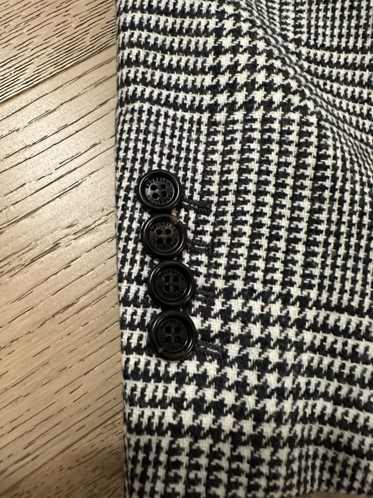 Brunello Cucinelli Brunello Cucinelli prince of Wales Suit Size 50L - 8 Thumbnail