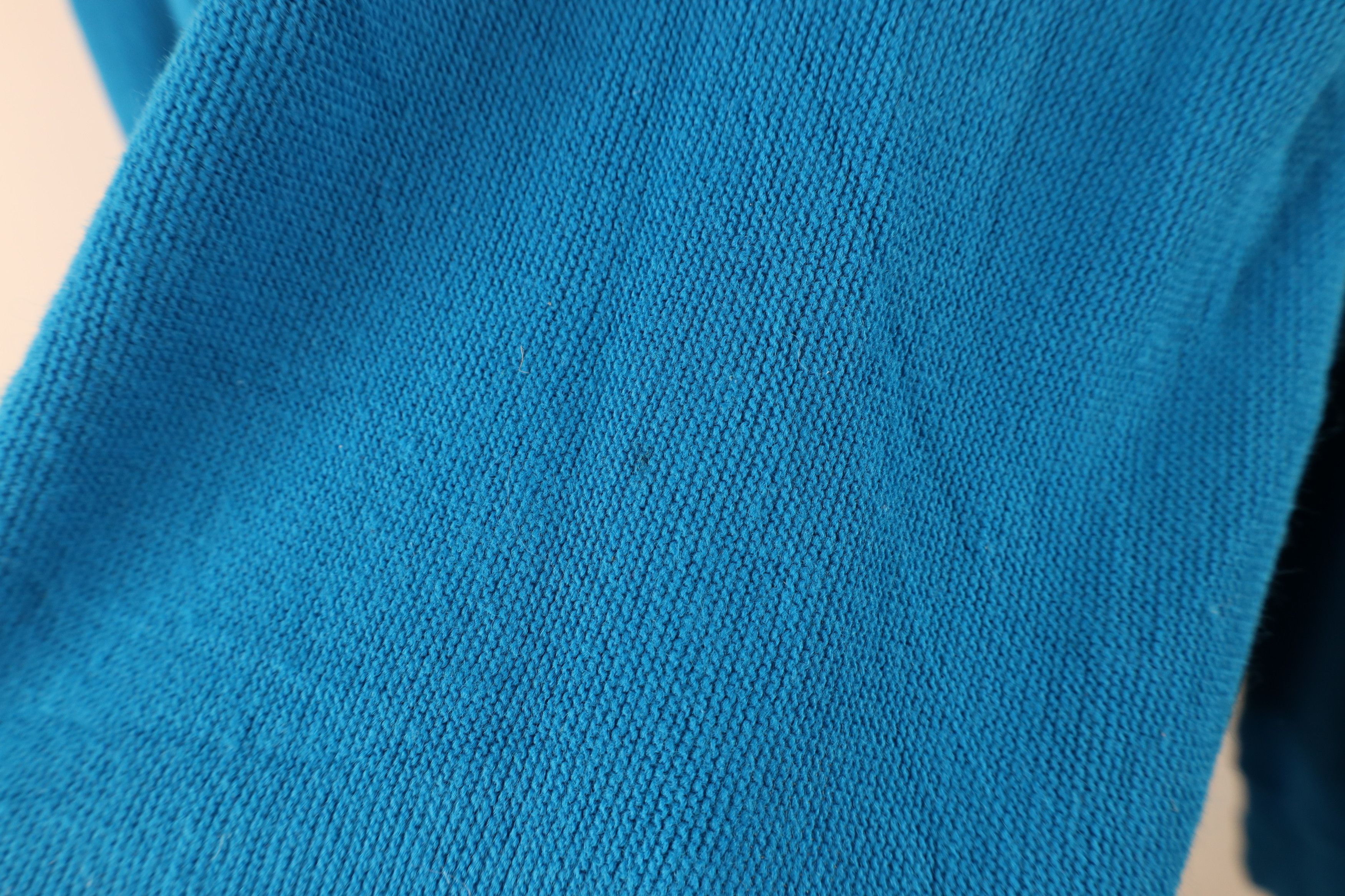 Vintage Vintage 70s 80s Streetwear Knit Cardigan Sweater Blue USA Size US XL / EU 56 / 4 - 6 Thumbnail