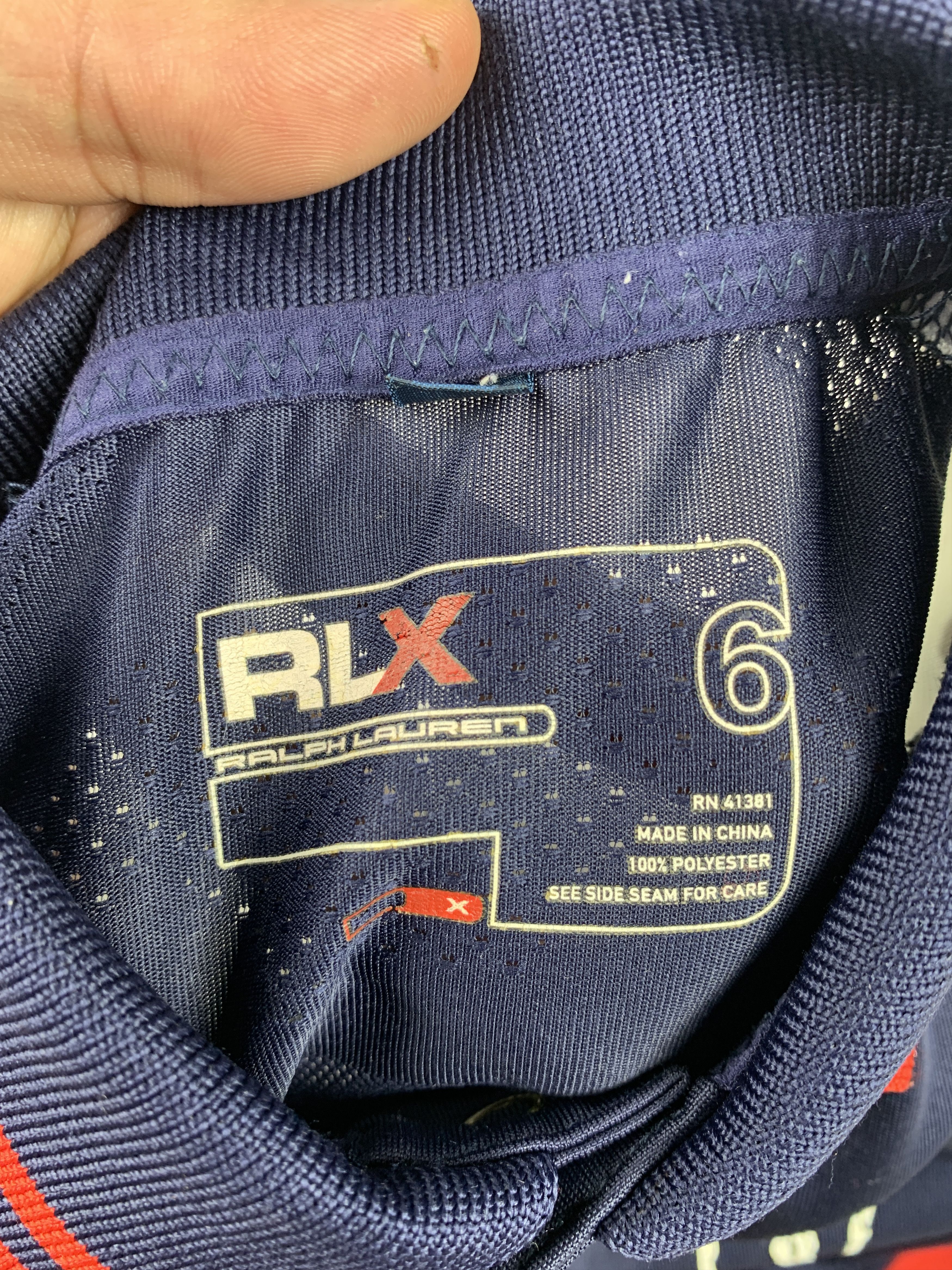 RLX Ralph Lauren 2008 RLX US Open Big Tennis Baby Polo (XS) Size XS / US 0-2 / IT 36-38 - 8 Thumbnail