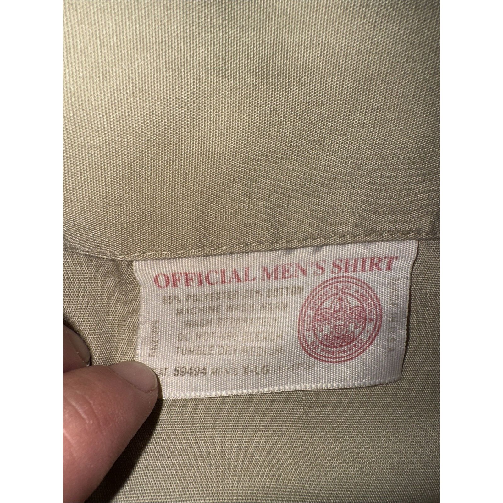 Vintage Boy Scouts of America Uniform Shirt XL 24x29 Khaki USA Size US XL / EU 56 / 4 - 6 Thumbnail