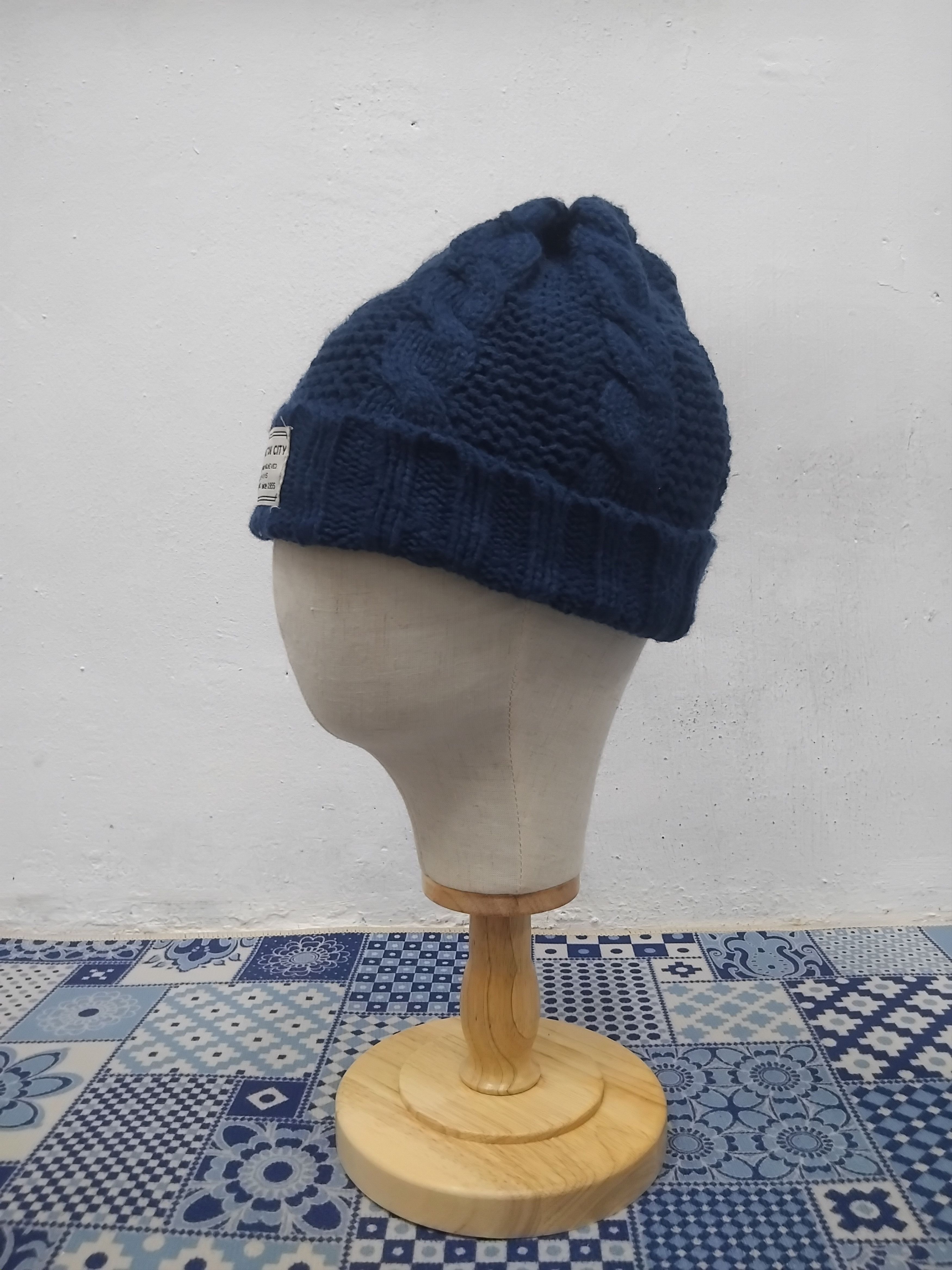 Manhattan Portage 💥Manhattan city Blue beanie Size ONE SIZE - 6 Thumbnail