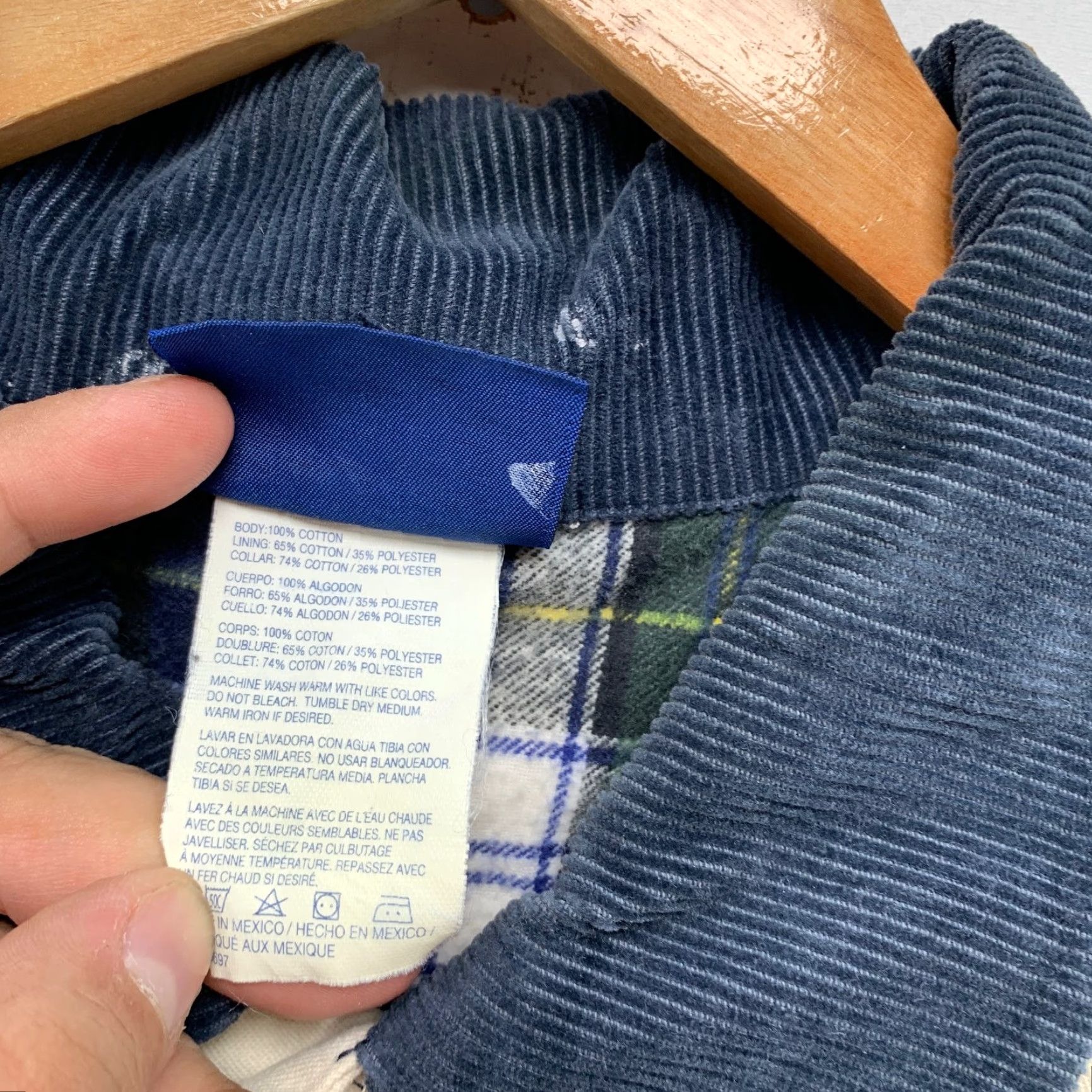 Dickies VINTAGE Dickies Chore Coat Mens XL White Plaid Flannel Lined DIstressed Coat Size US XL / EU 56 / 4 - 5 Thumbnail