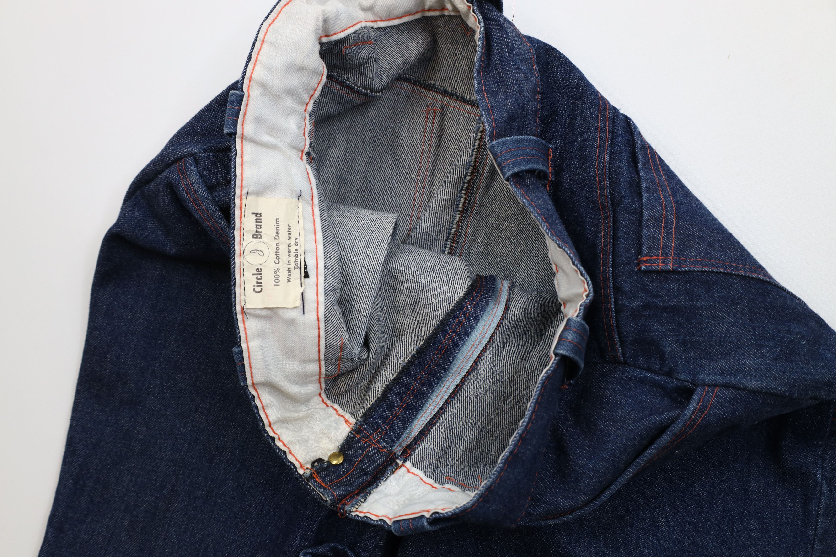 Vintage Vintage 90s Streetwear Wide Leg Dungaree Denim Jeans Indigo Size US 34 / EU 50 - 8 Thumbnail