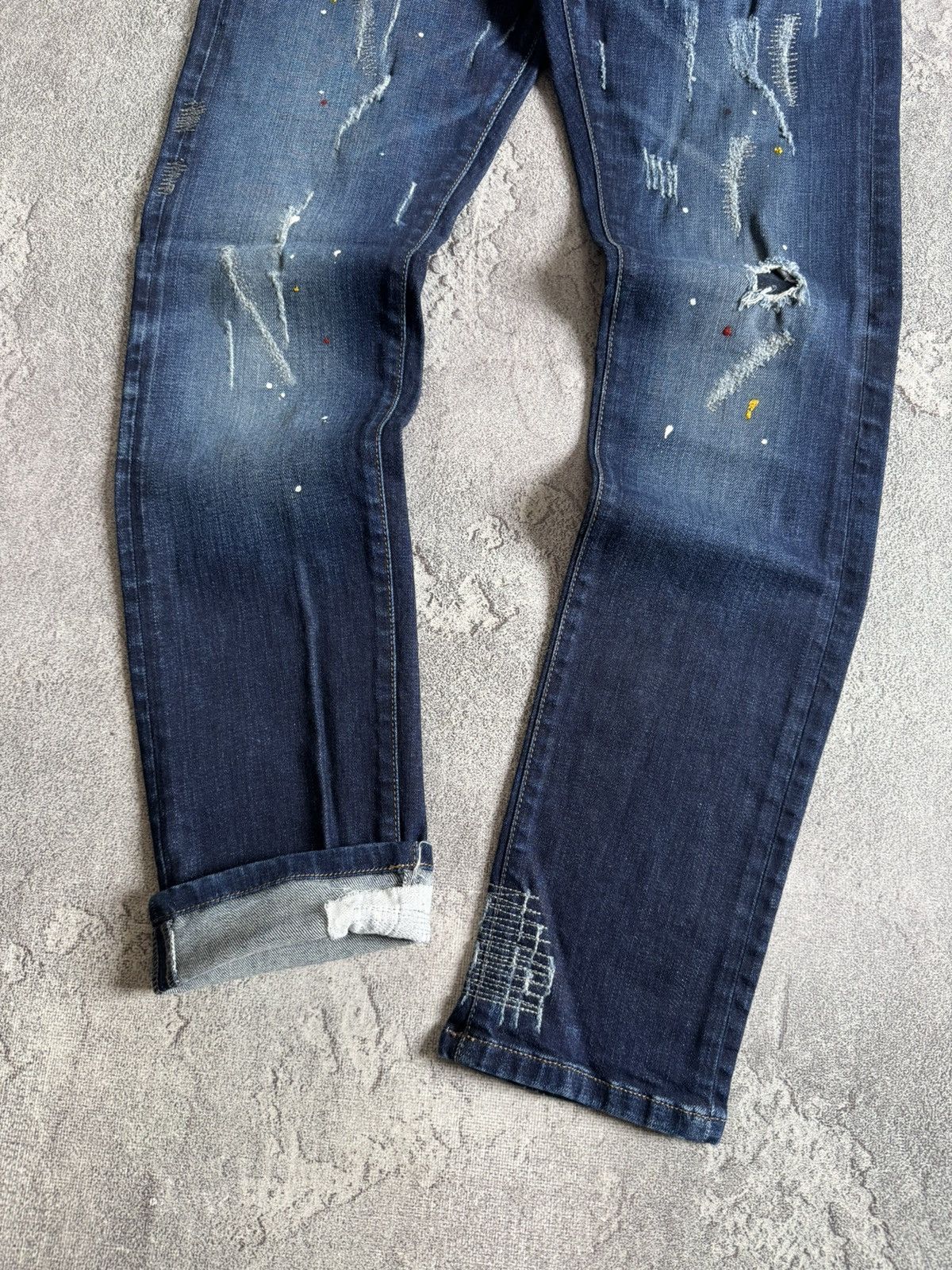 Dsquared2 Dsquared2 50size distressed denim pants jeans trousers 👖 y2k Size US 34 / EU 50 - 2 Thumbnail