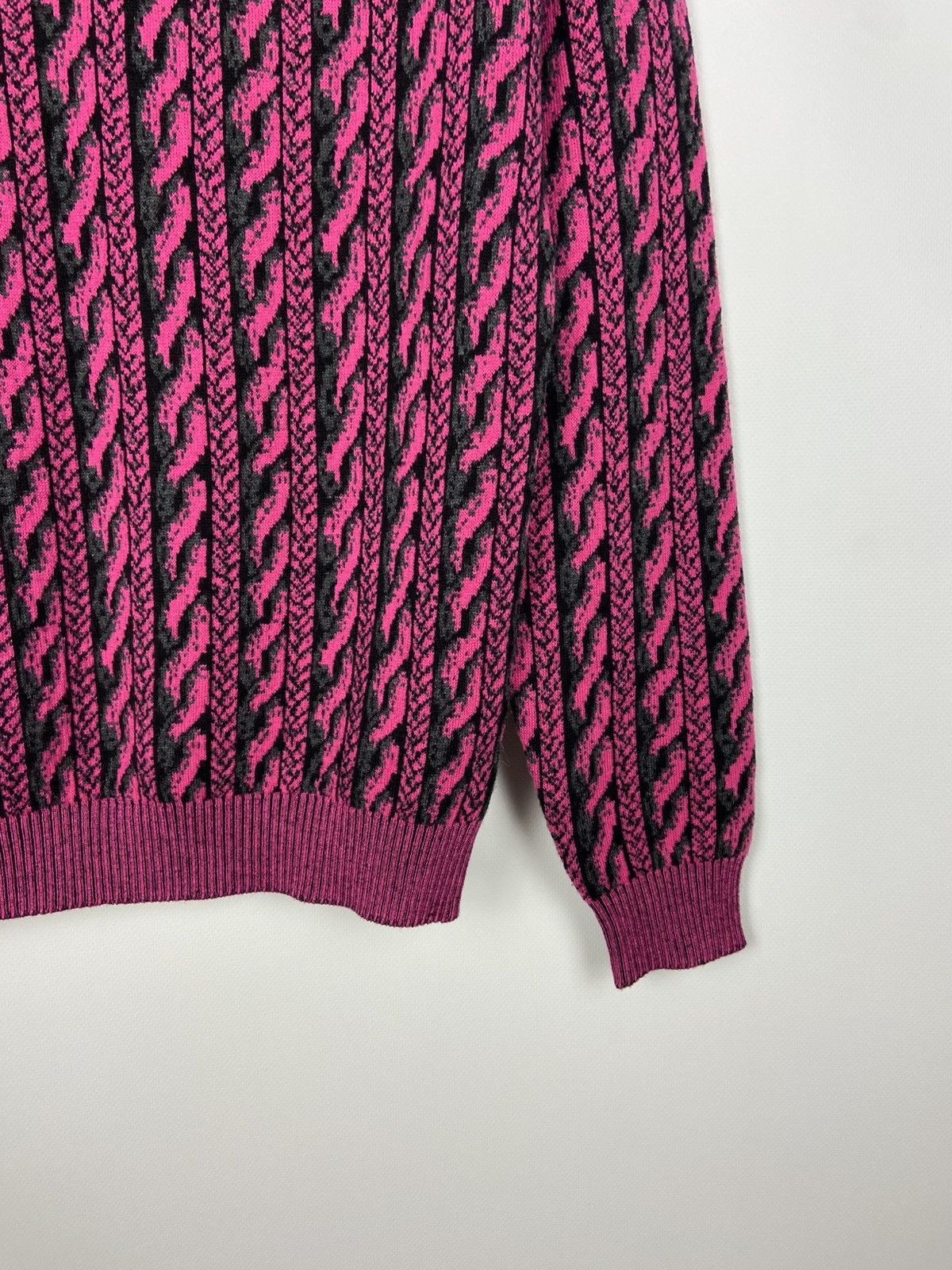 Designer × Moschino RRP$ 400 Moschino Couture Virgin Wool Pink Womens Sweater Size S / US 4 / IT 40 - 7 Thumbnail