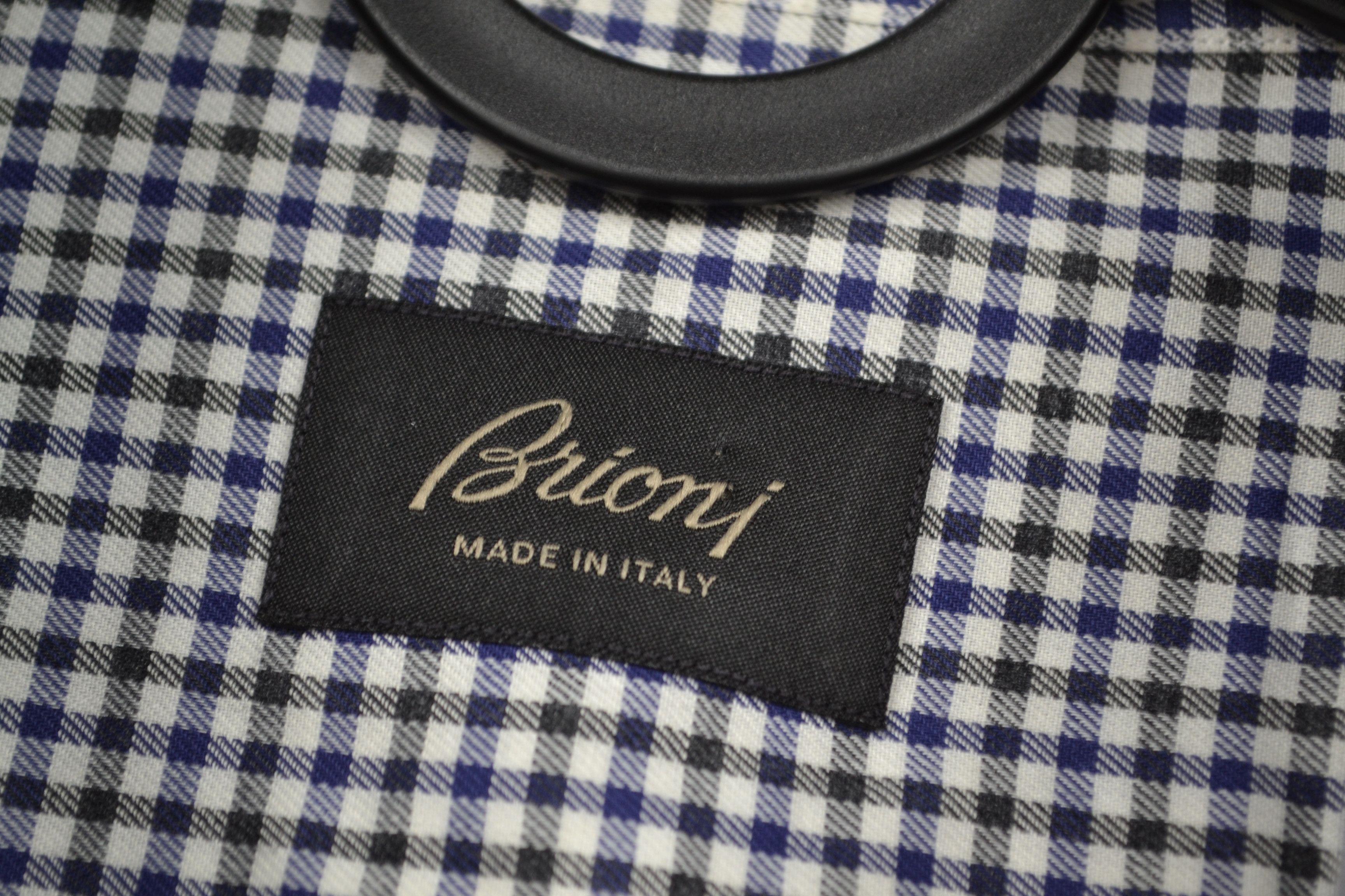 Brioni Brioni S size Button Up Cotton Check Shirt Size US S / EU 44-46 / 1 - 3 Thumbnail