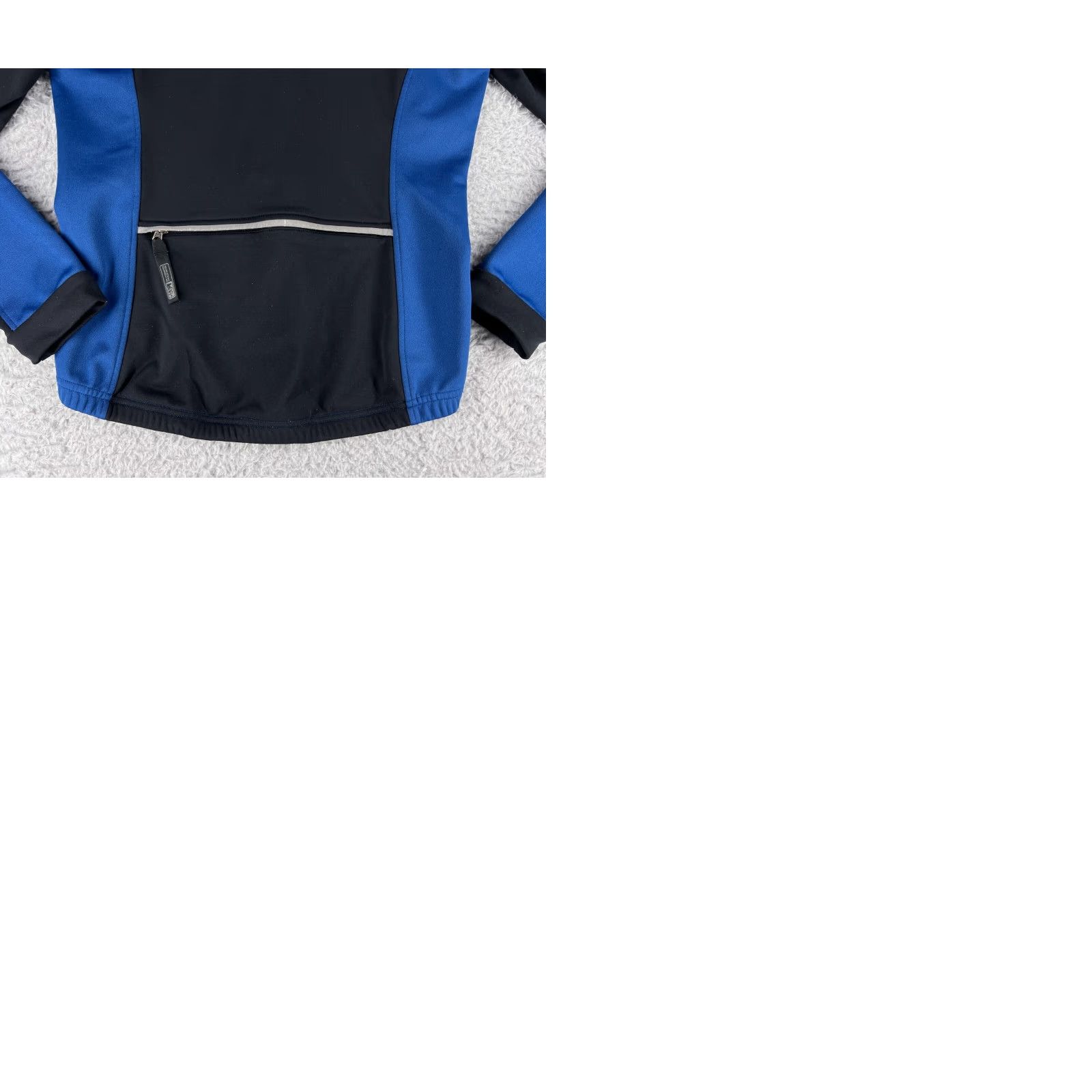 Vintage REI Womens Small Blue Black Full Zip Mock Neck Cycling Polyester Blend Sweatshirt Size S / US 4 / IT 40 - 9 Thumbnail