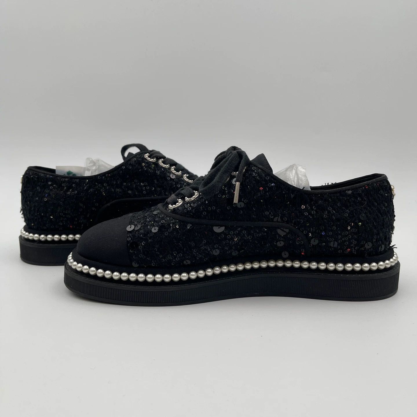 Chanel Chanel Women's Pearl Sneakers 36.5 Size US 6 / IT 36 - 5 Thumbnail