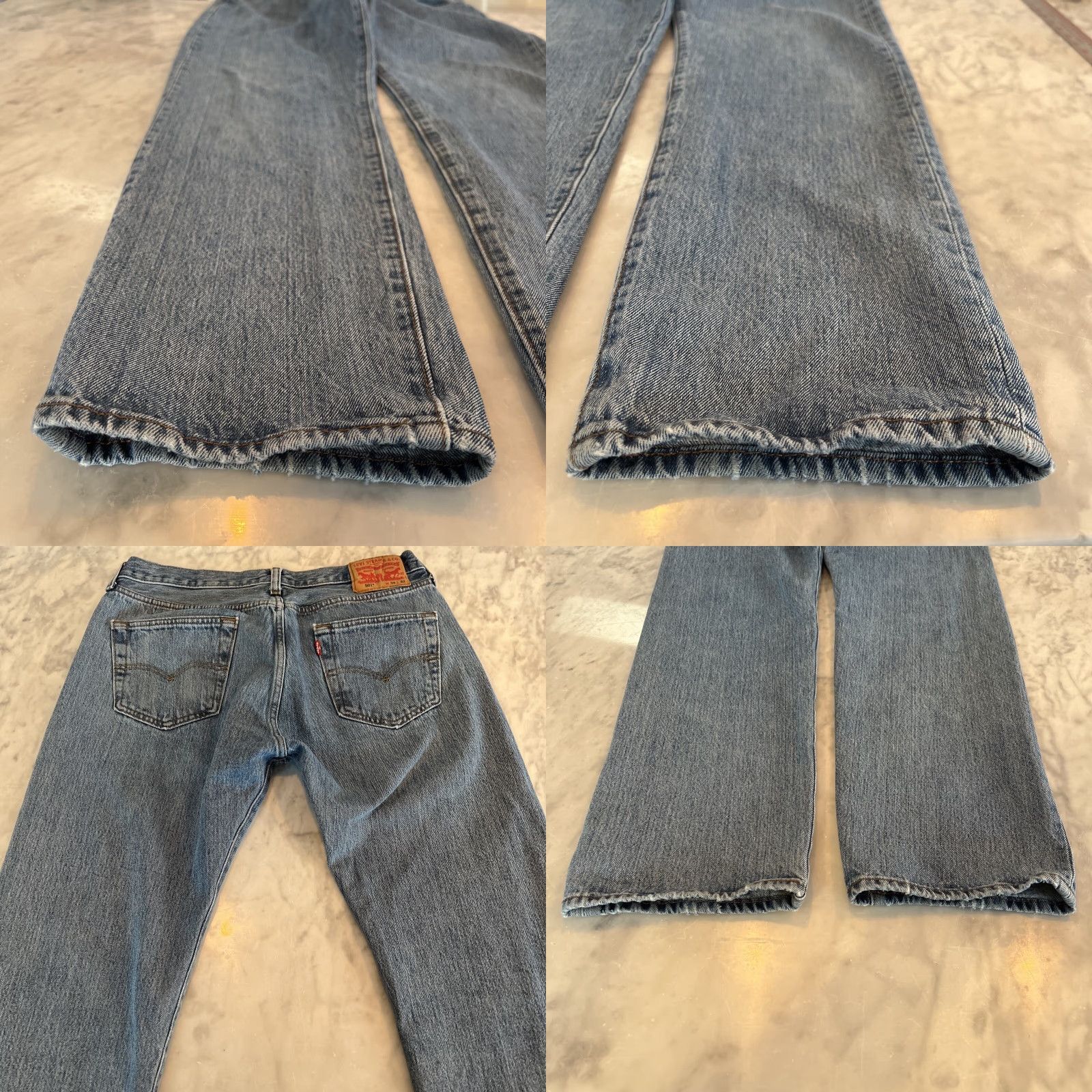 Levi's Levi’s 501 Jeans Men 34x32 Denim Blue Button Fly 5-Pocket Regular Fit USA Straight Modern Size US 34 / EU 50 - 8 Thumbnail