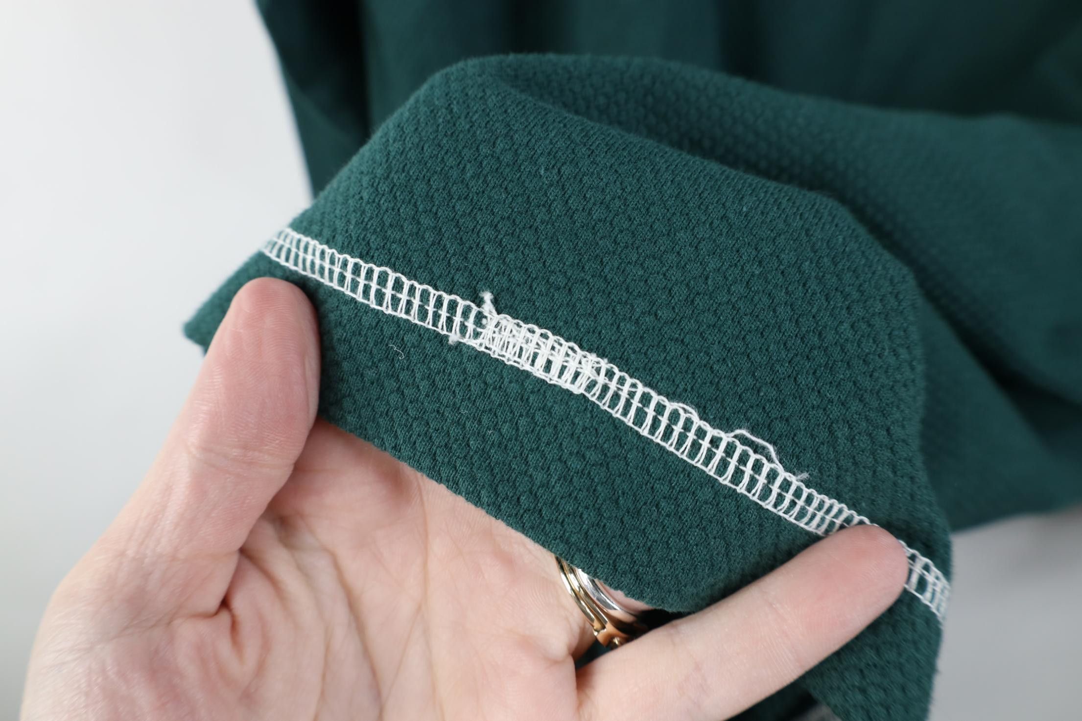 Vintage Deadstock Vintage 90s StreetwearThermal Knit T-Shirt Green Size US XL / EU 56 / 4 - 10 Thumbnail