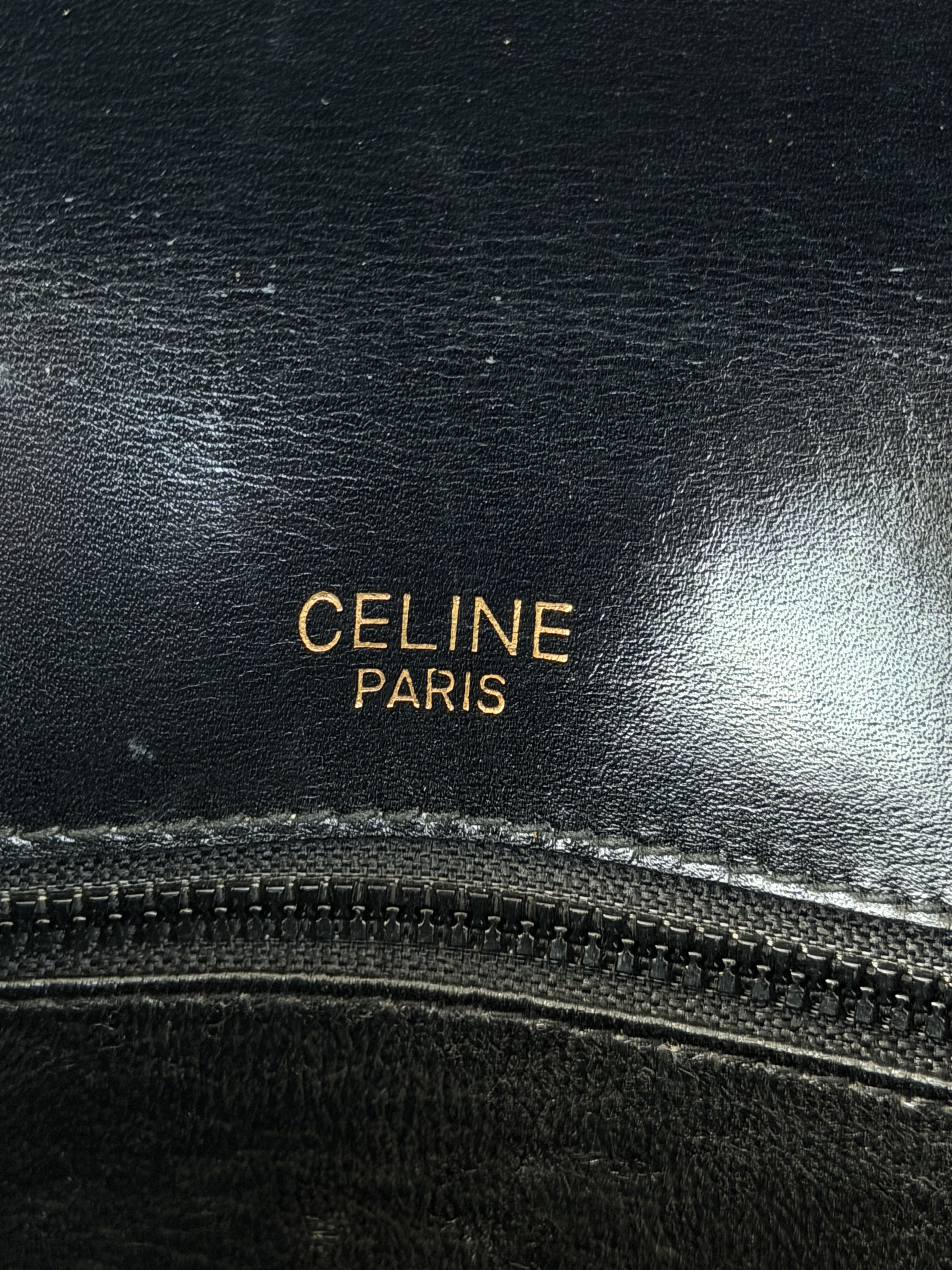 Celine Celine Black & Gold Clutch Size ONE SIZE - 5 Thumbnail