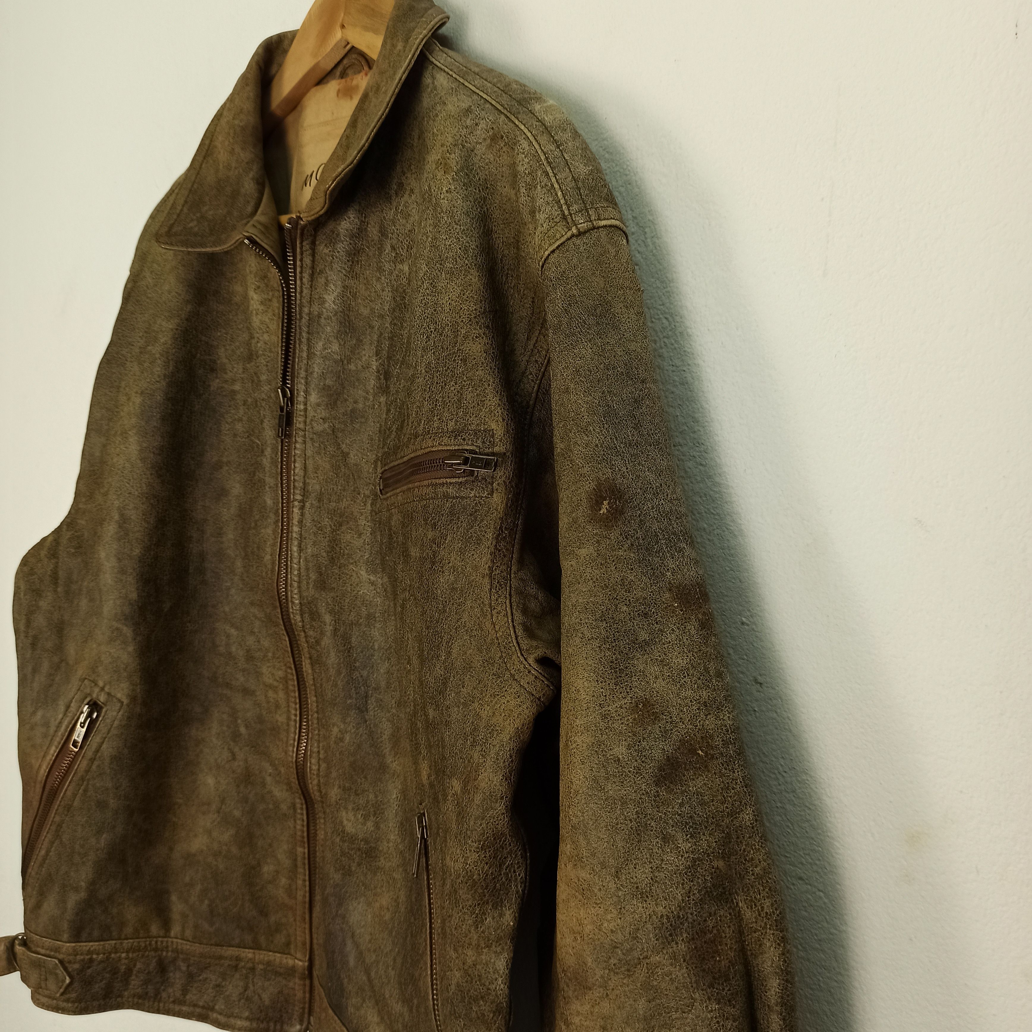 BIGI Vintage Moga Bigi Leather Biker Jacket Japanese #grailsale Size US M / EU 48-50 / 2 - 7 Thumbnail