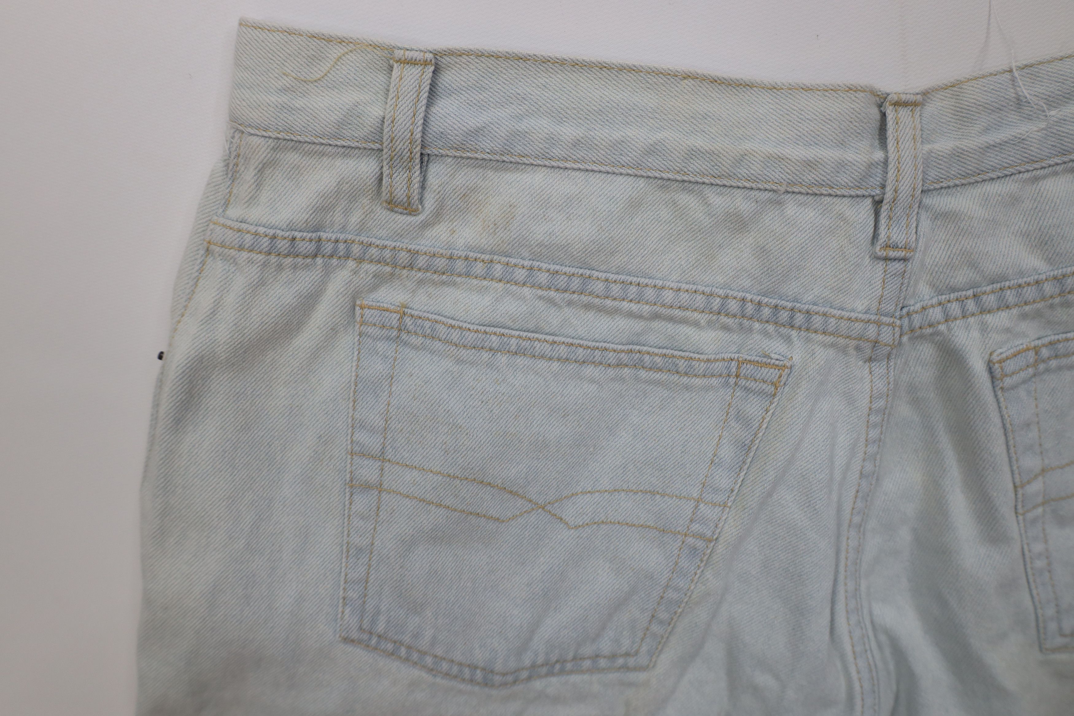 Vintage Vintage 90s Streetwear Baggy Relaxed Fit Denim Jean Shorts Size US 34 / EU 50 - 15 Thumbnail
