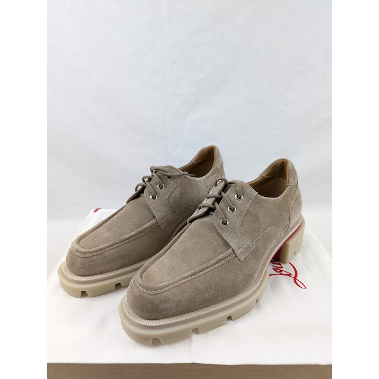 Christian Louboutin o1rshd1 Our Georges L Flat Shoes in Saharienne Size US 10.5 / EU 43-44 - 6 Thumbnail