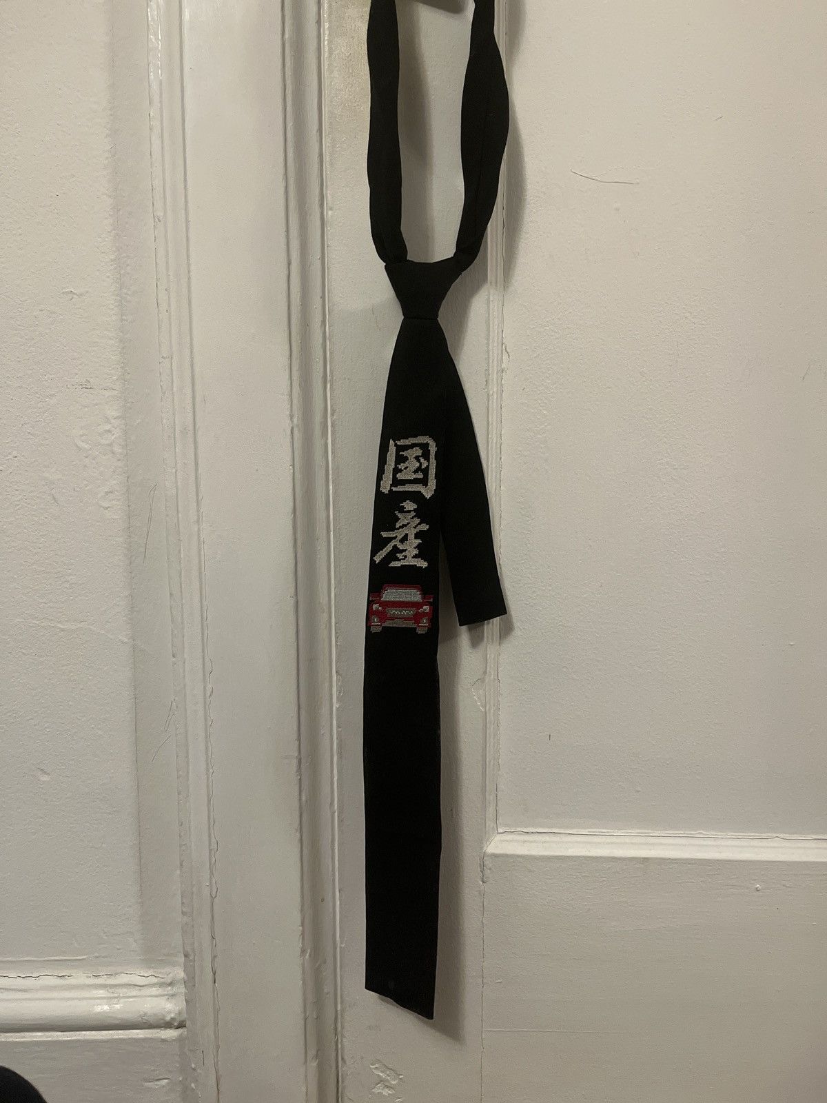 Yohji Yamamoto Yohji Yamamoto Kakusan Car Tie Size ONE SIZE - 1 Thumbnail